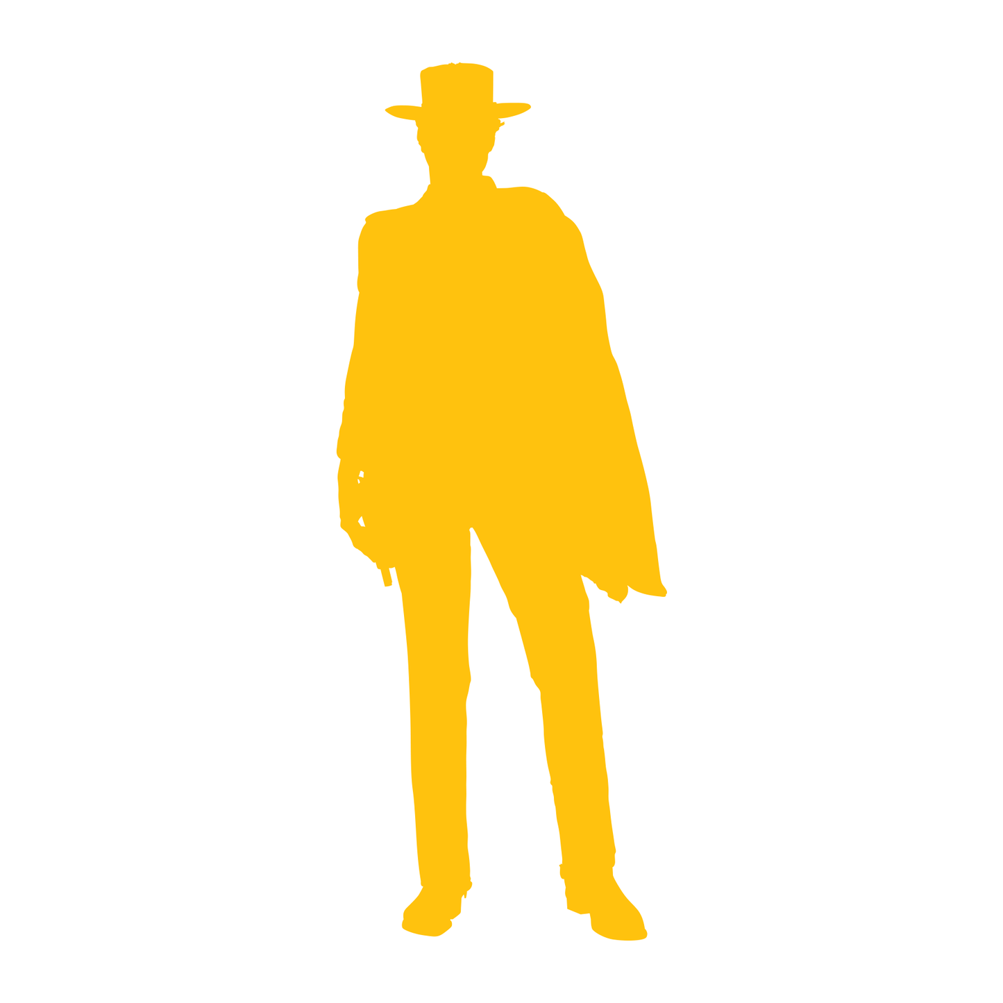 Clint Eastwood Man With No Name Shootout Silhouette