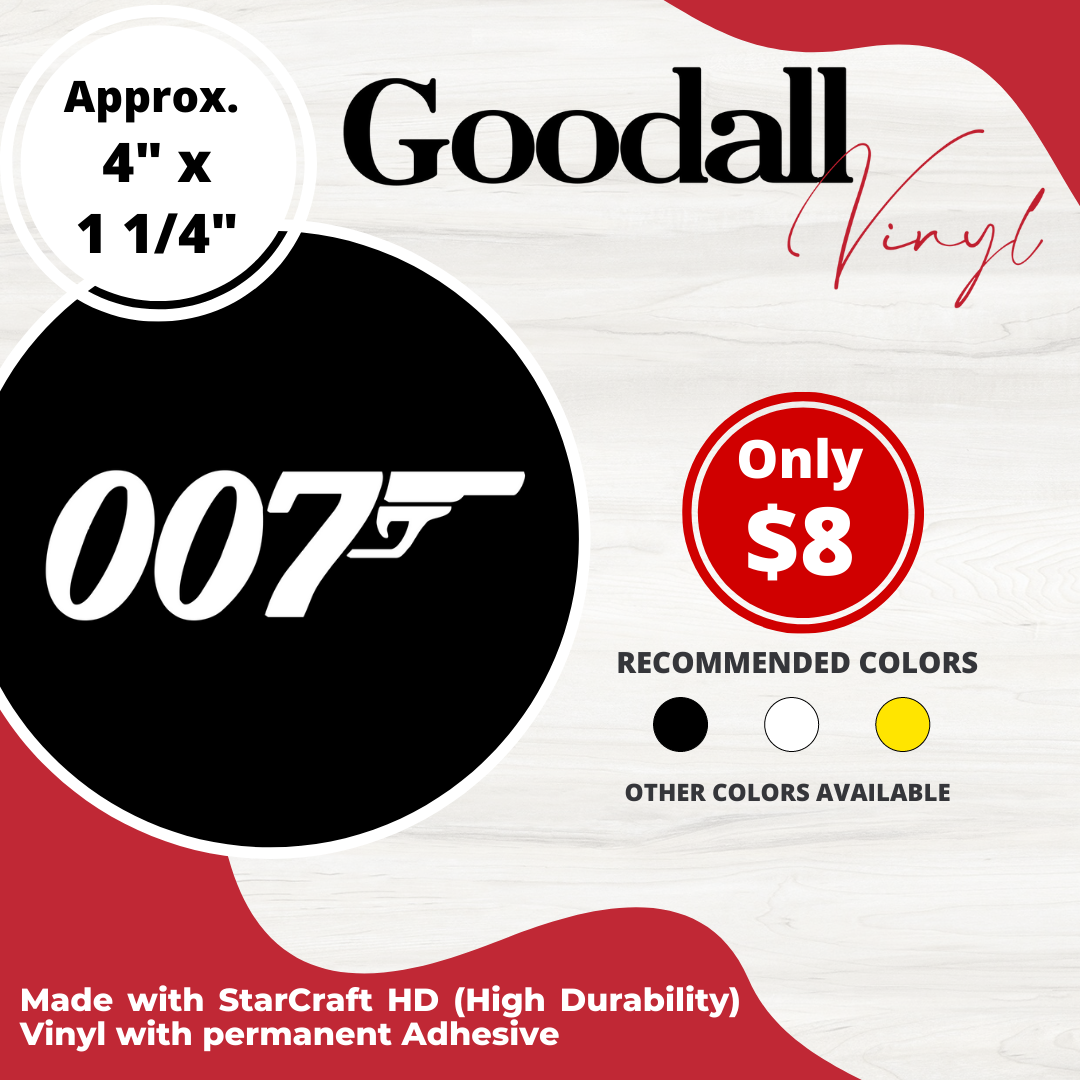 007 James Bond Logo – Goodall Vinyl