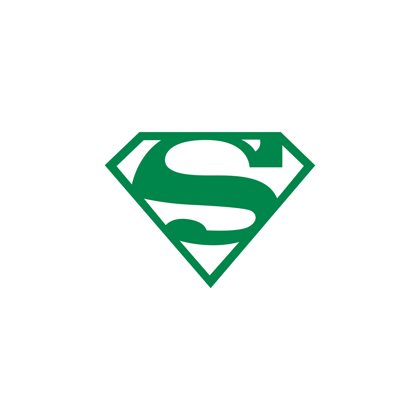 DC Comics Superman Logo ONE COLOR