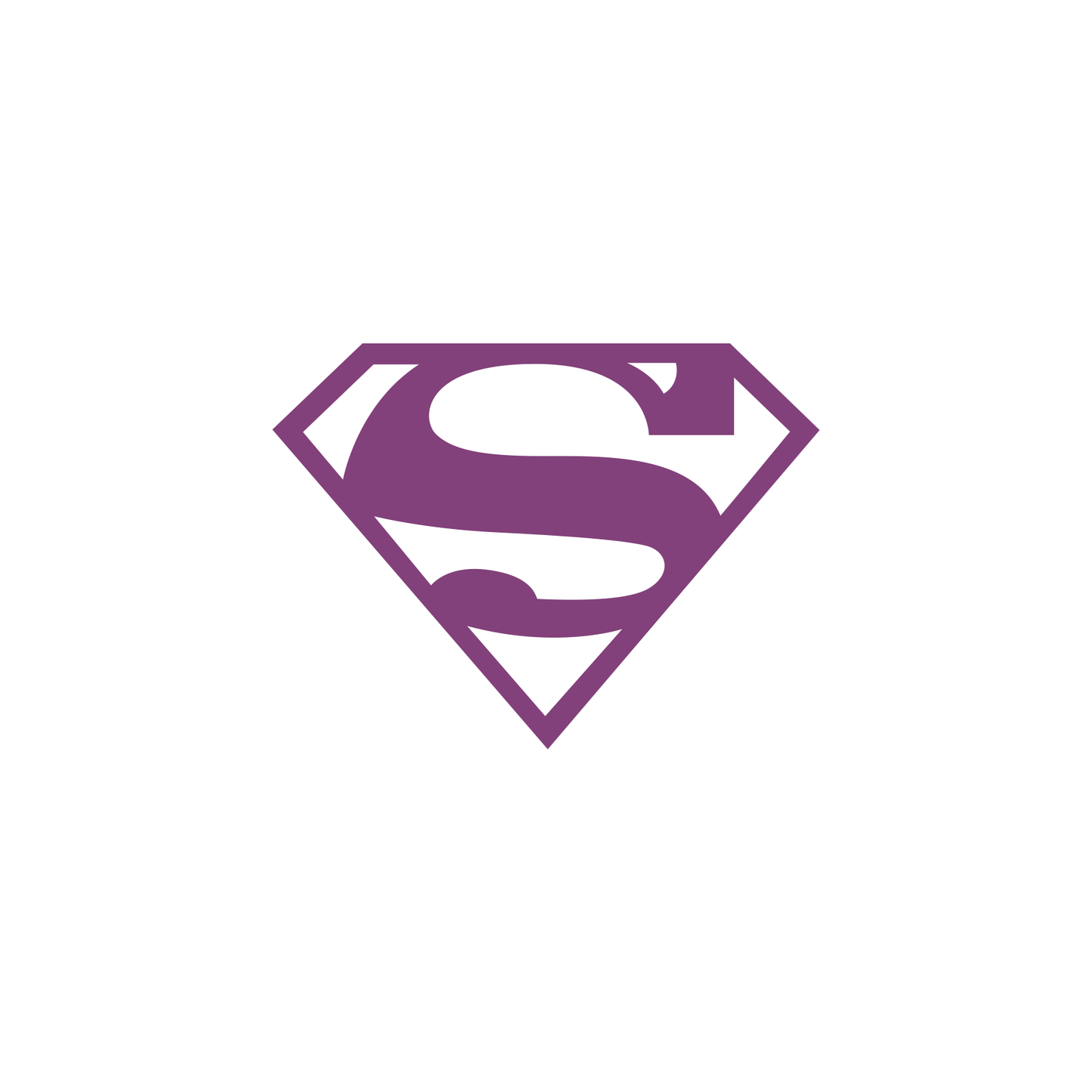 DC Comics Superman Logo ONE COLOR