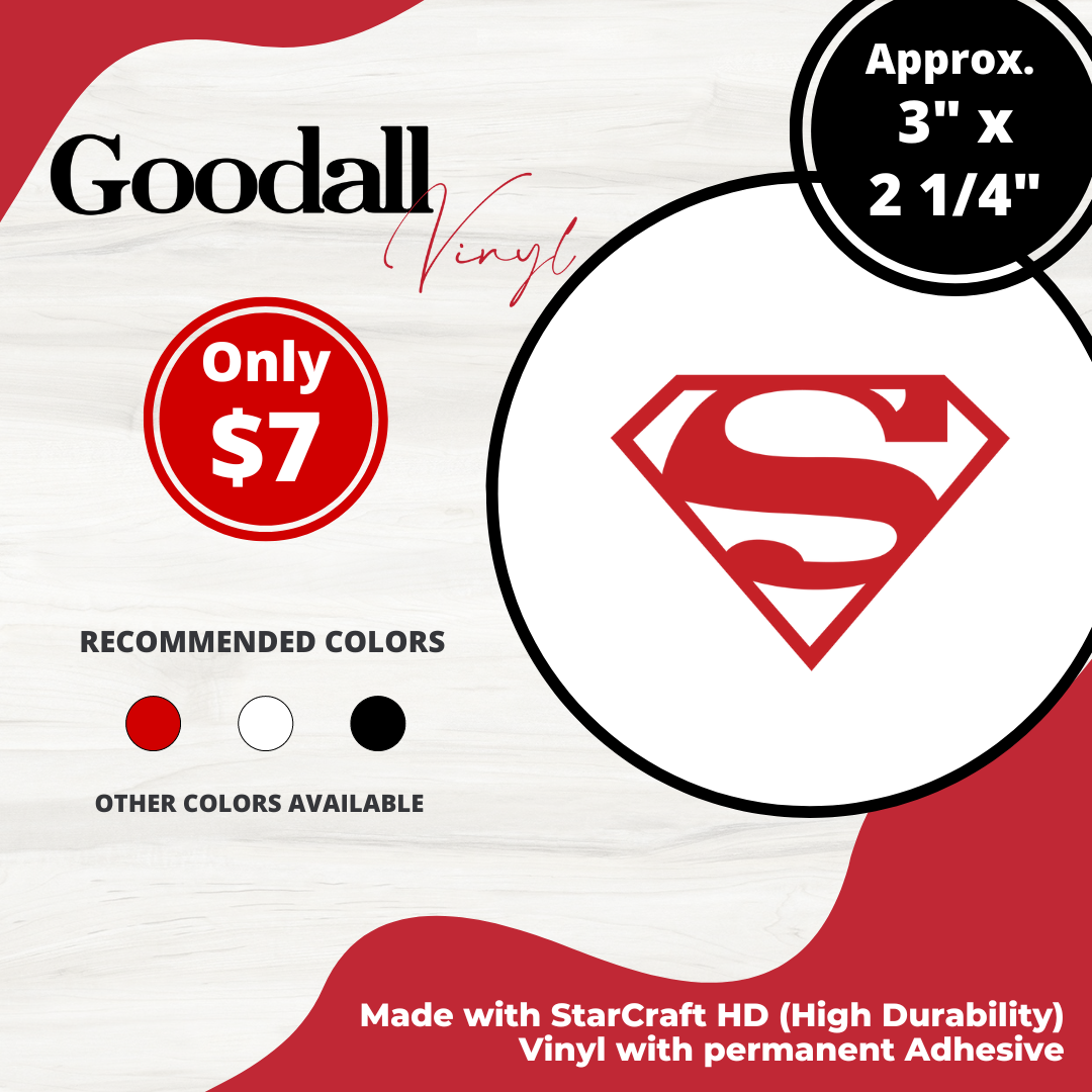 DC Comics Superman Logo ONE COLOR