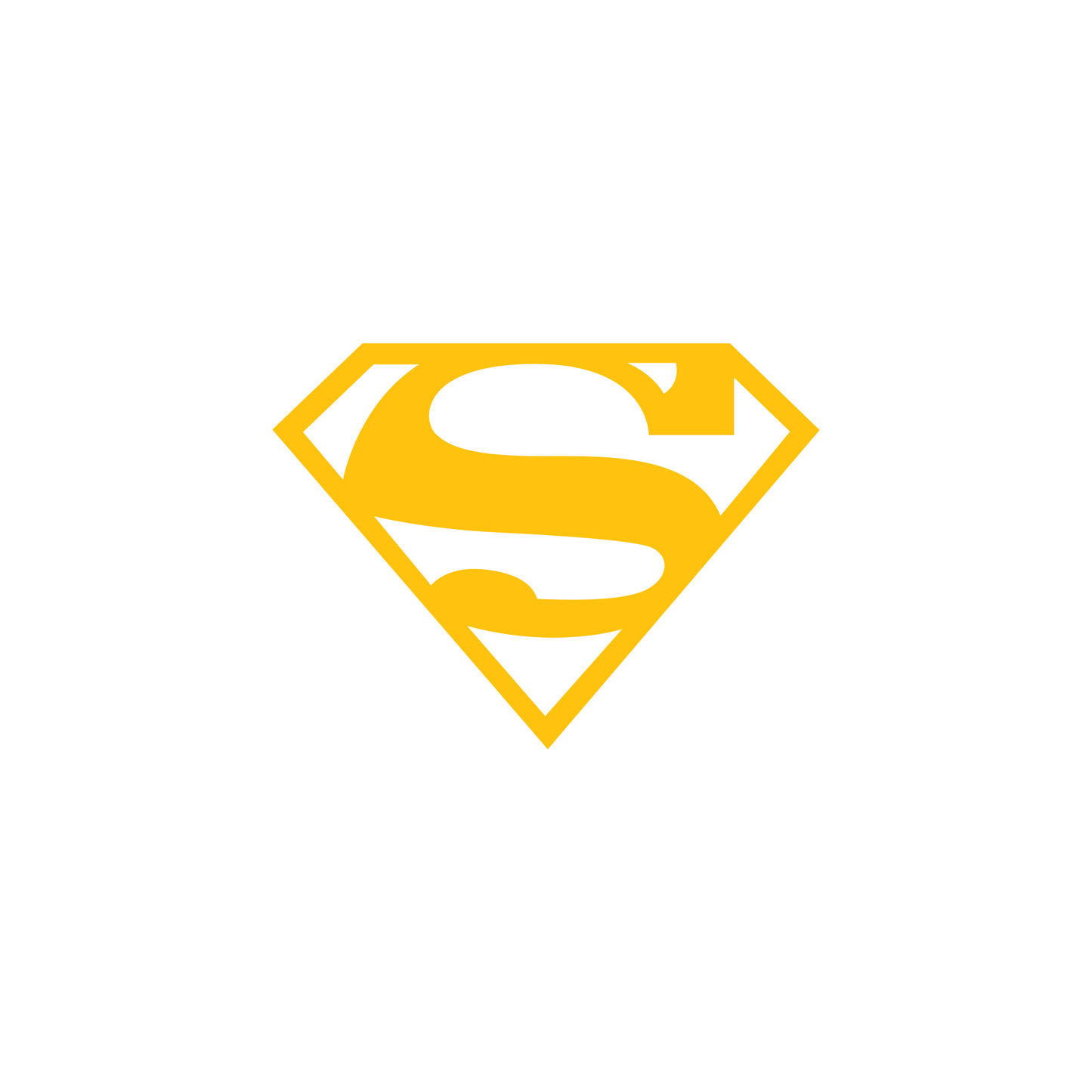 DC Comics Superman Logo ONE COLOR