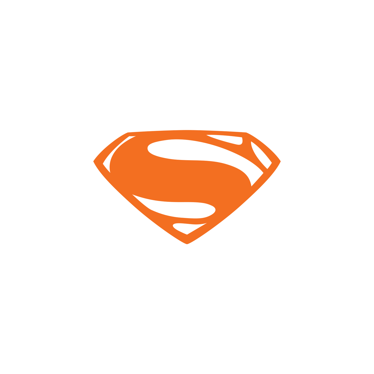 DC Comics Superman Man of Steel Logo ONE COLOR