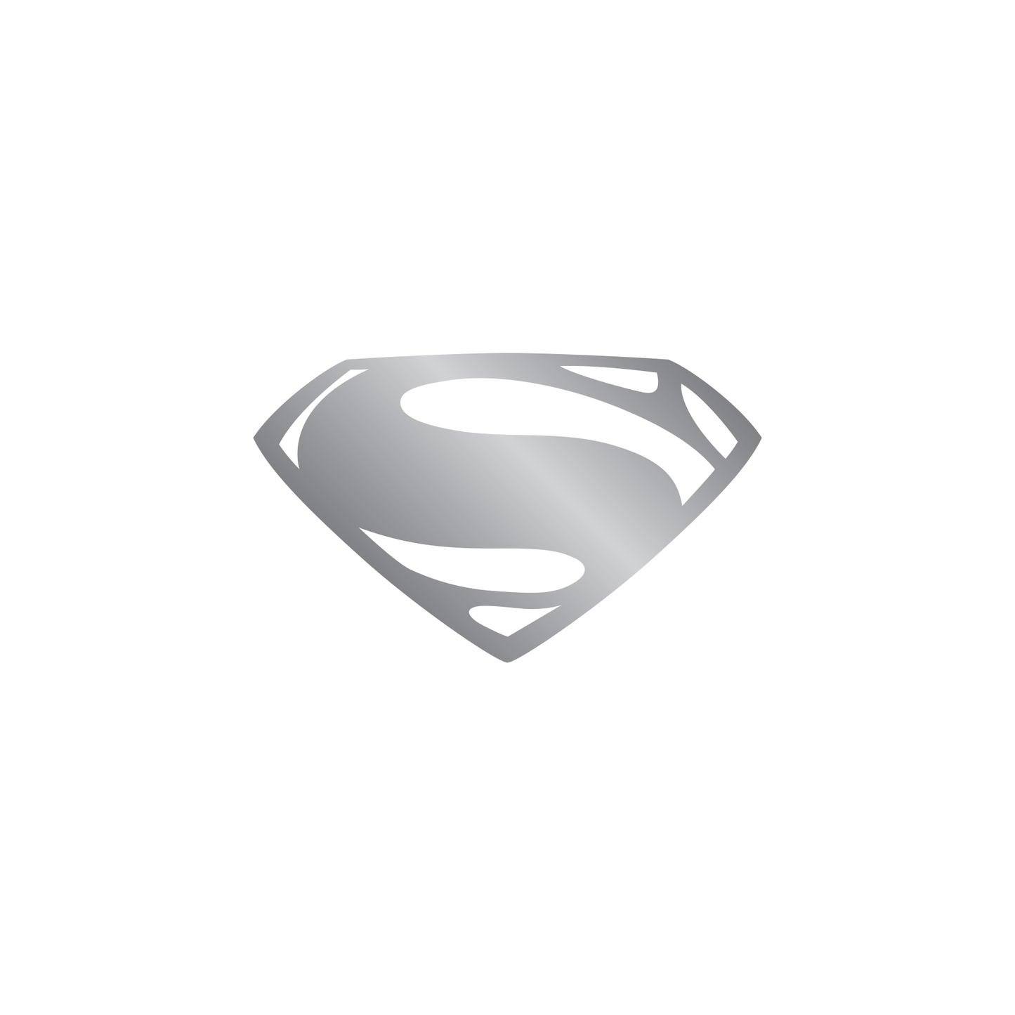 DC Comics Superman Man of Steel Logo ONE COLOR