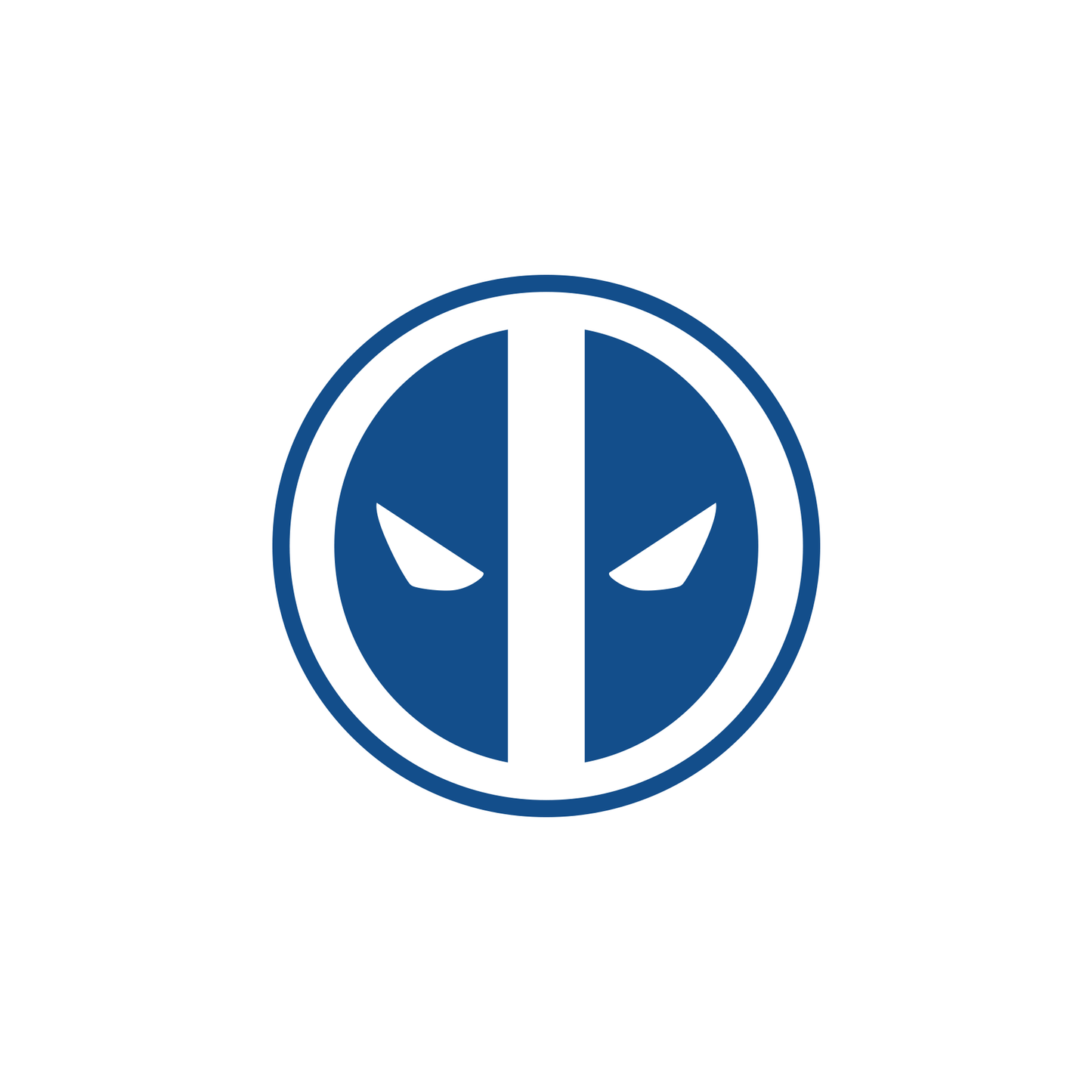Marvel Comics Deadpool Logo ONE COLOR