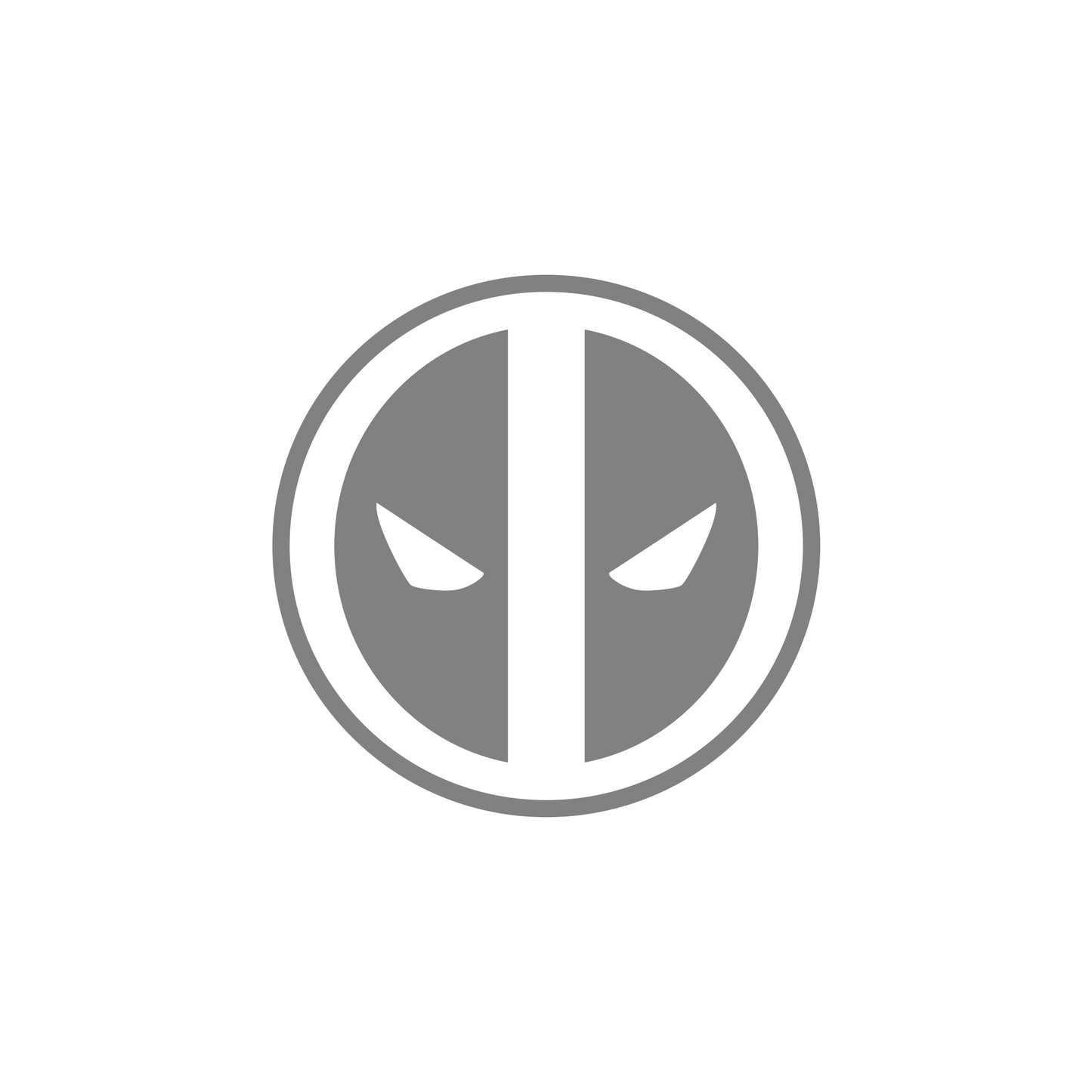 Marvel Comics Deadpool Logo ONE COLOR
