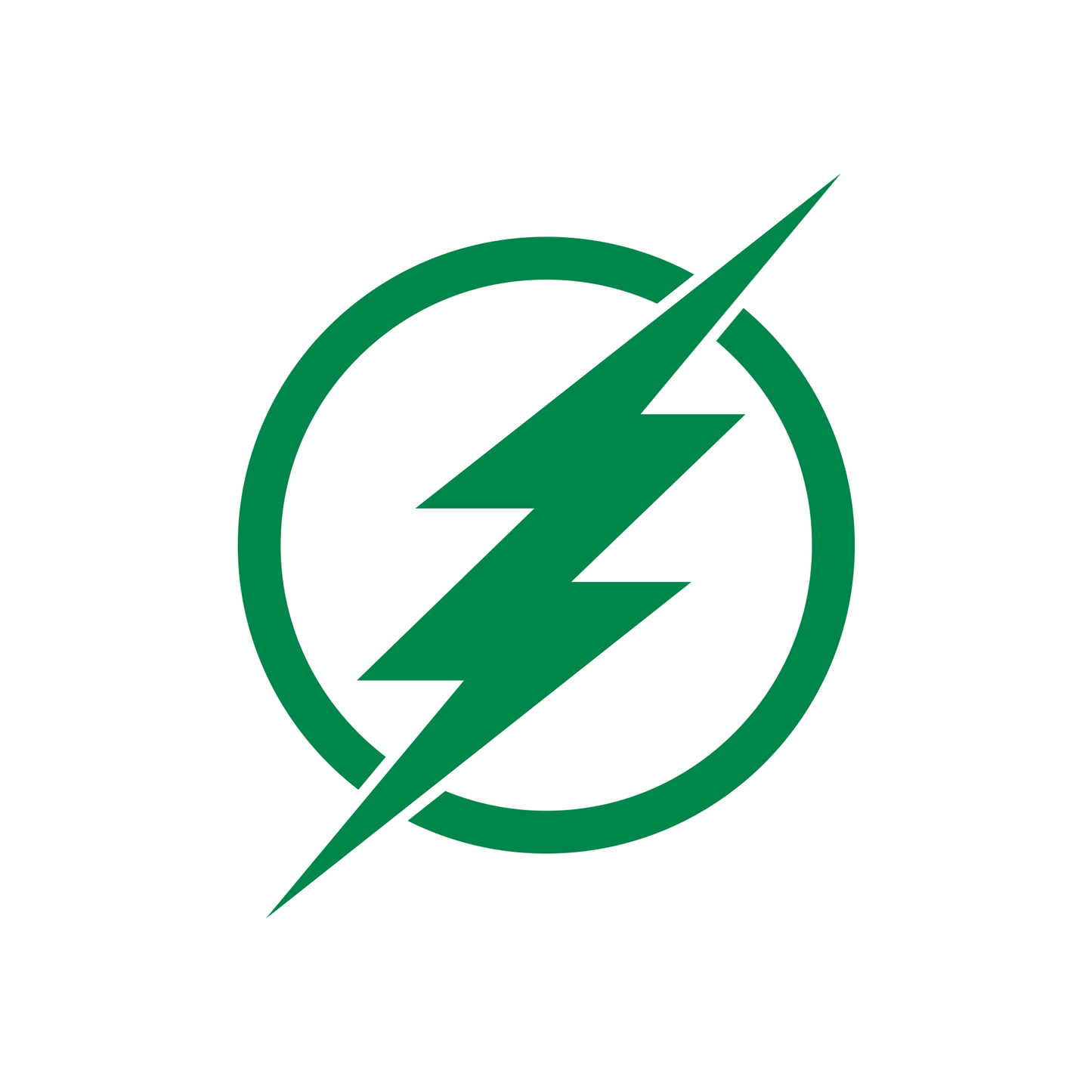 DC Comics The Flash Logo ONE COLOR