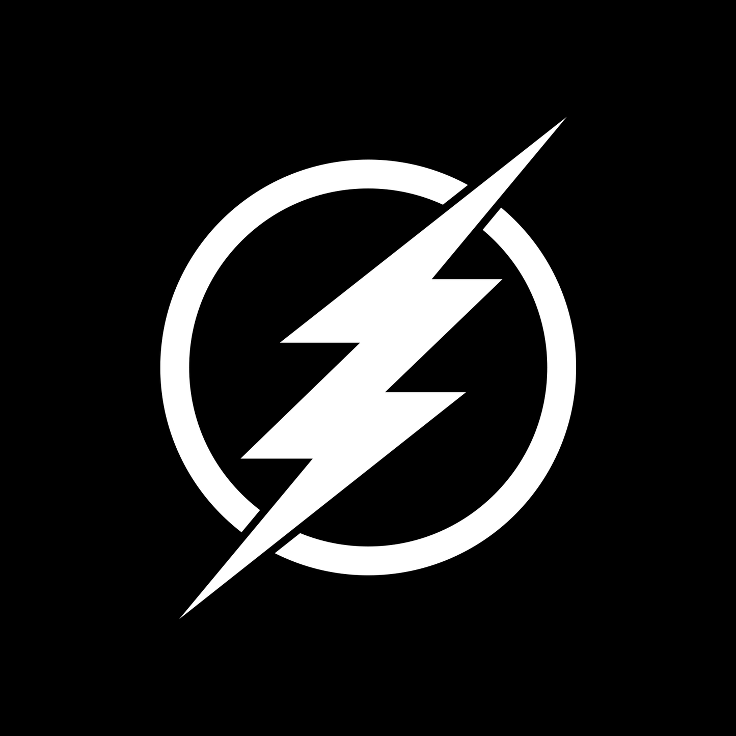 DC Comics The Flash Logo ONE COLOR