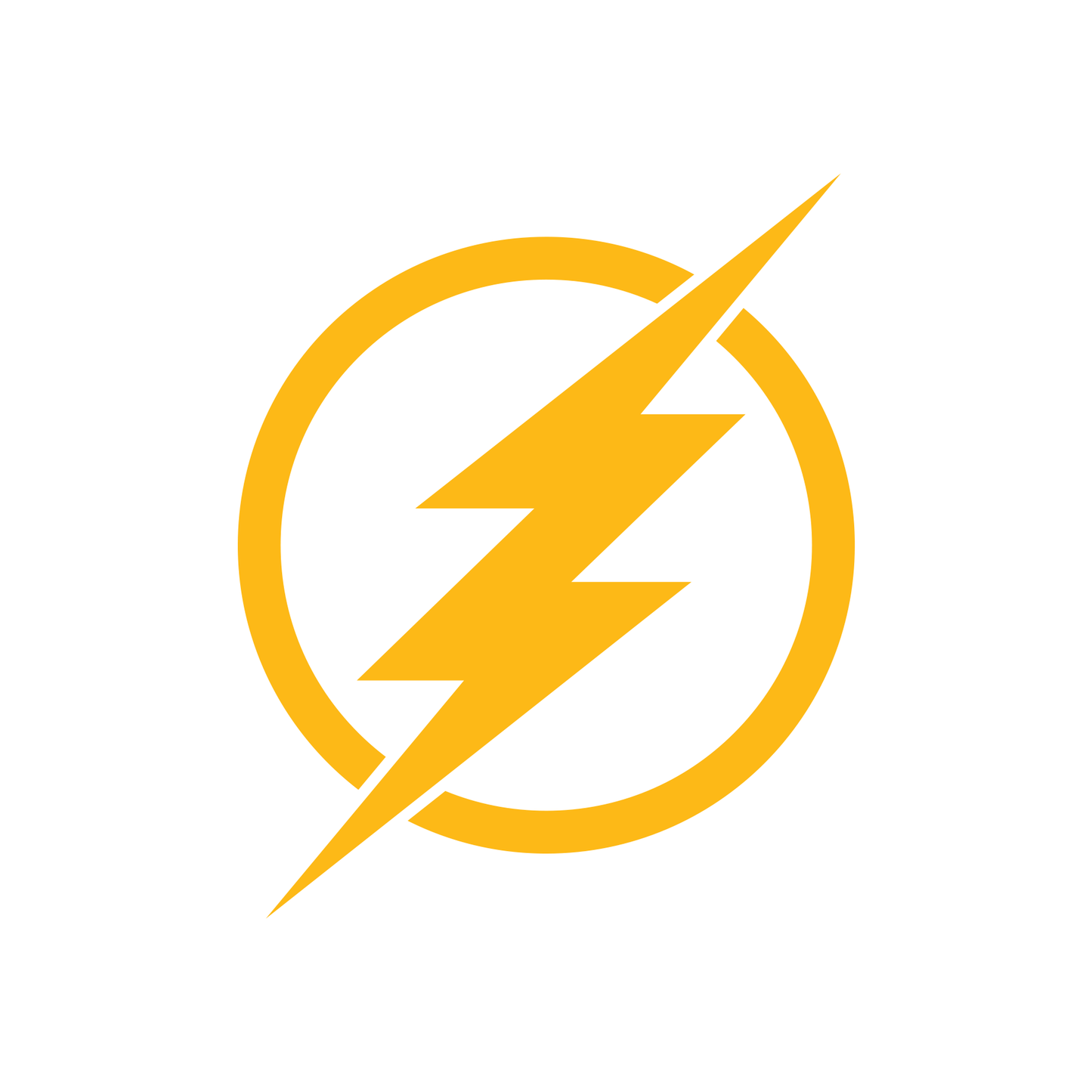 DC Comics The Flash Logo ONE COLOR