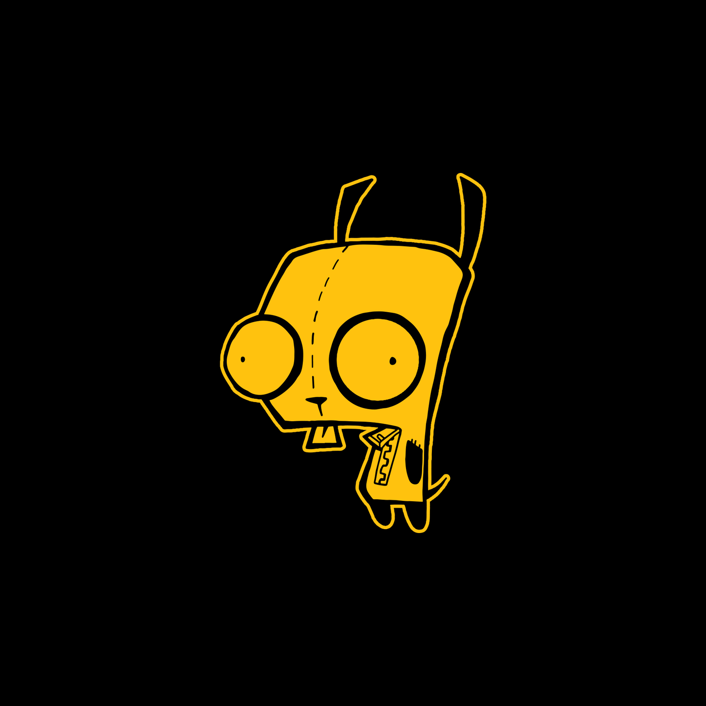 Invader Zim Gir Dog OUTLINE