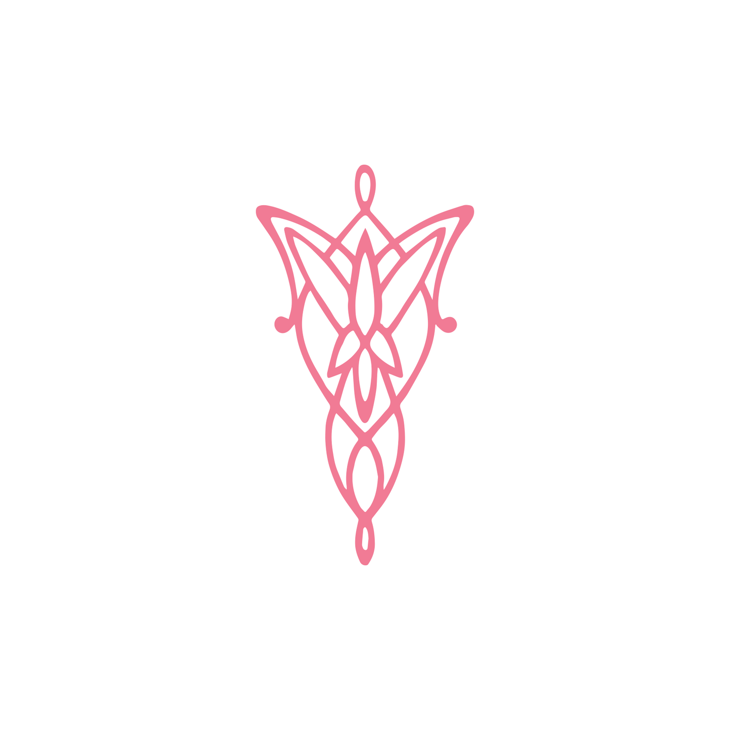 LOTR Lord of the Rings Arwin Evenstar Necklace Pendant