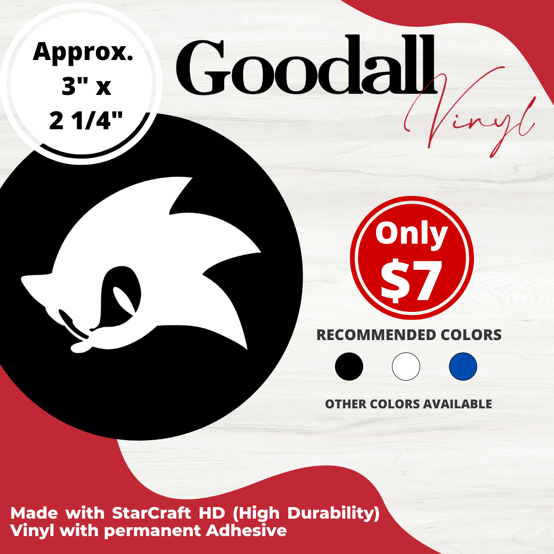 Sonic the Hedgehog Shadow Solid Decal