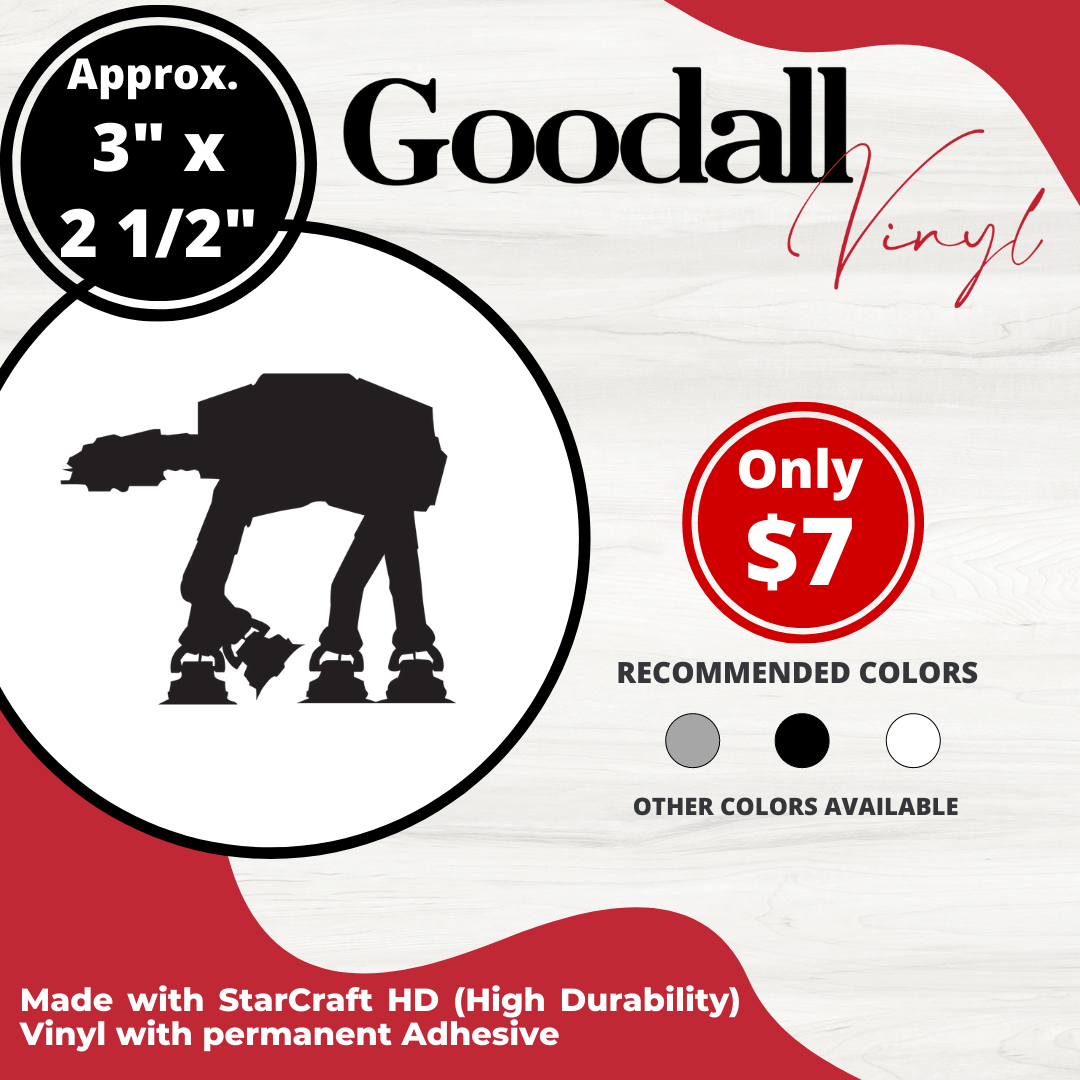 Star Wars AT-AT Walker Silhouette – Goodall Vinyl