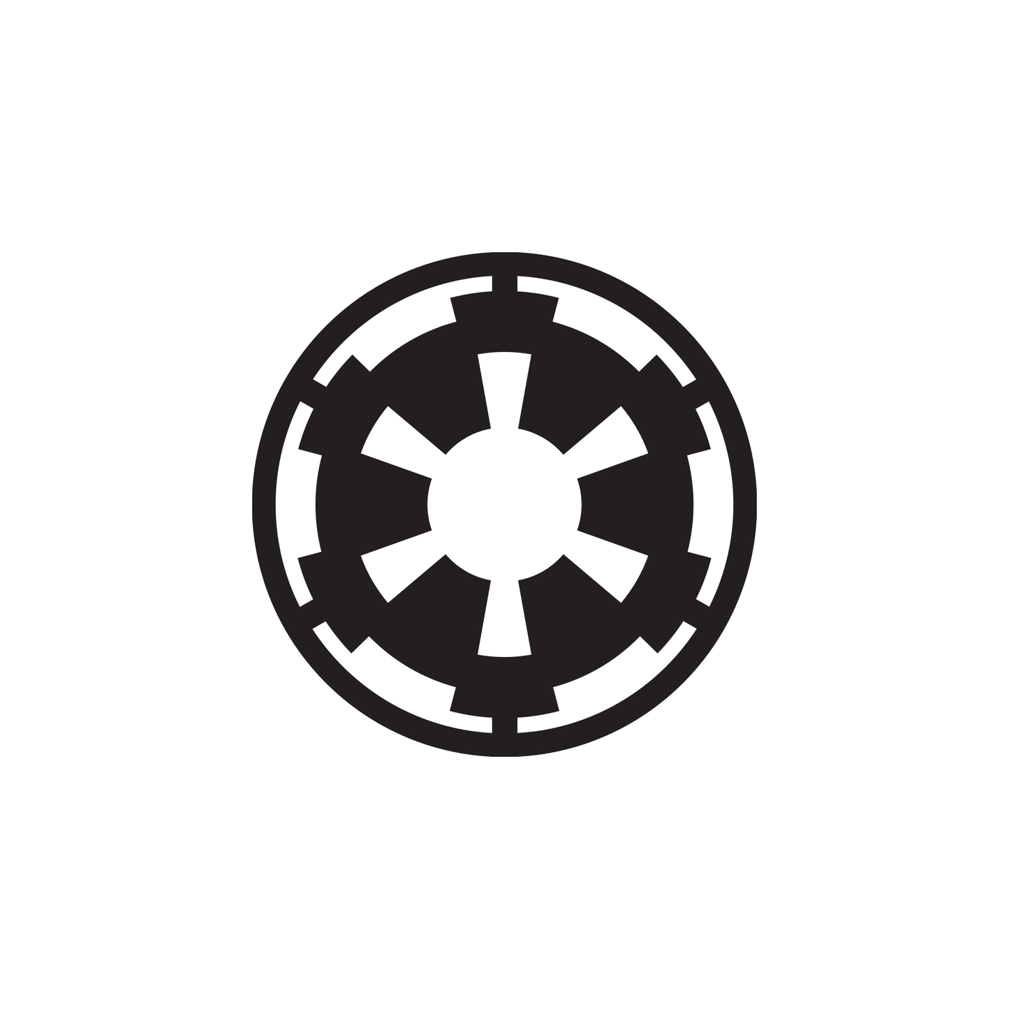 Star Wars Galactic Empire Symbol Logo