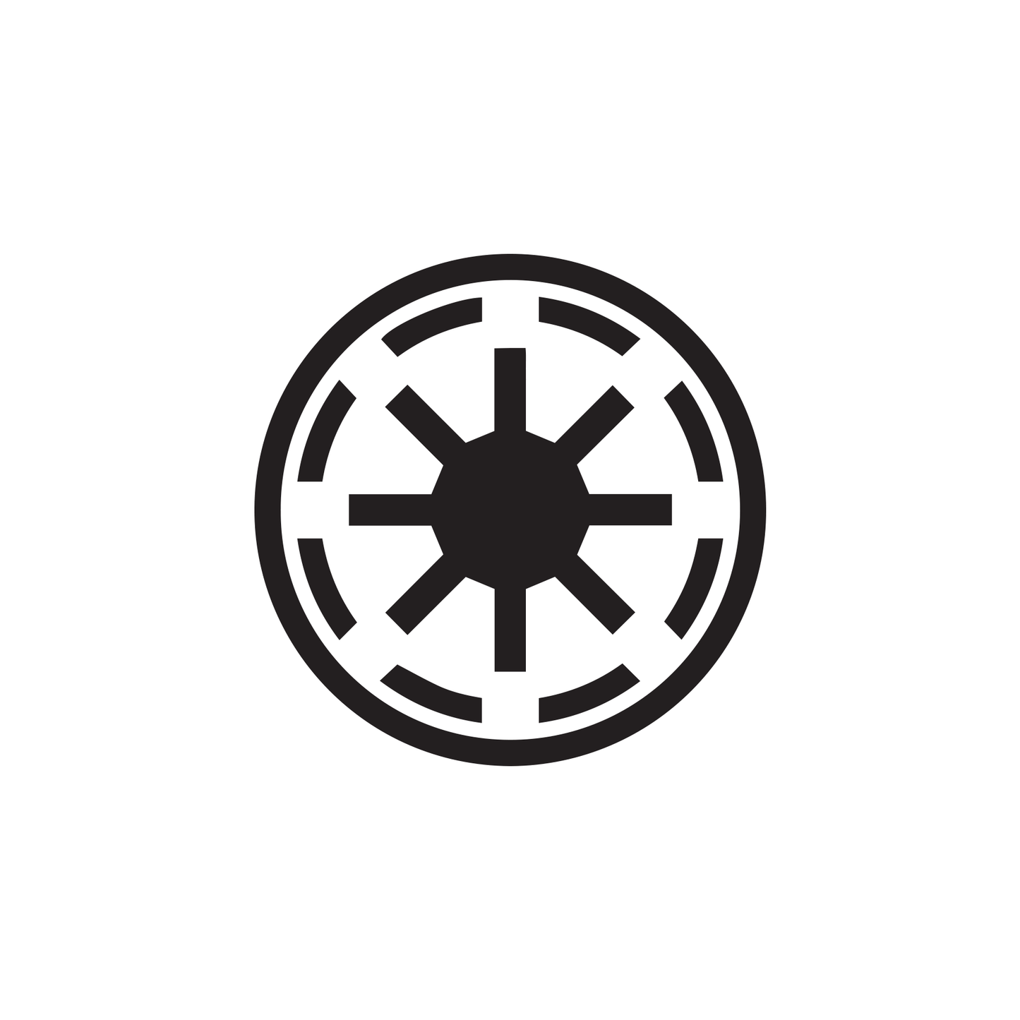 Star Wars Galactic Republic Symbol Logo