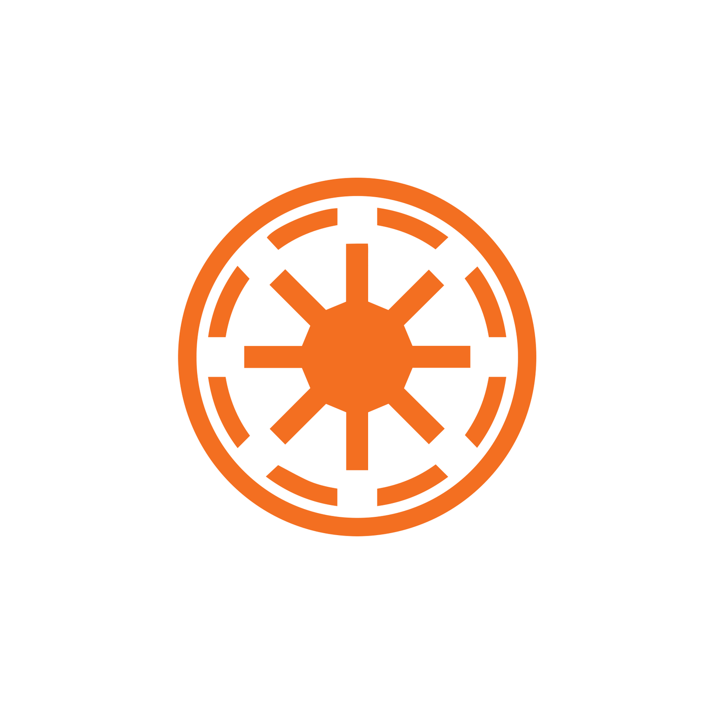 Star Wars Galactic Republic Symbol Logo