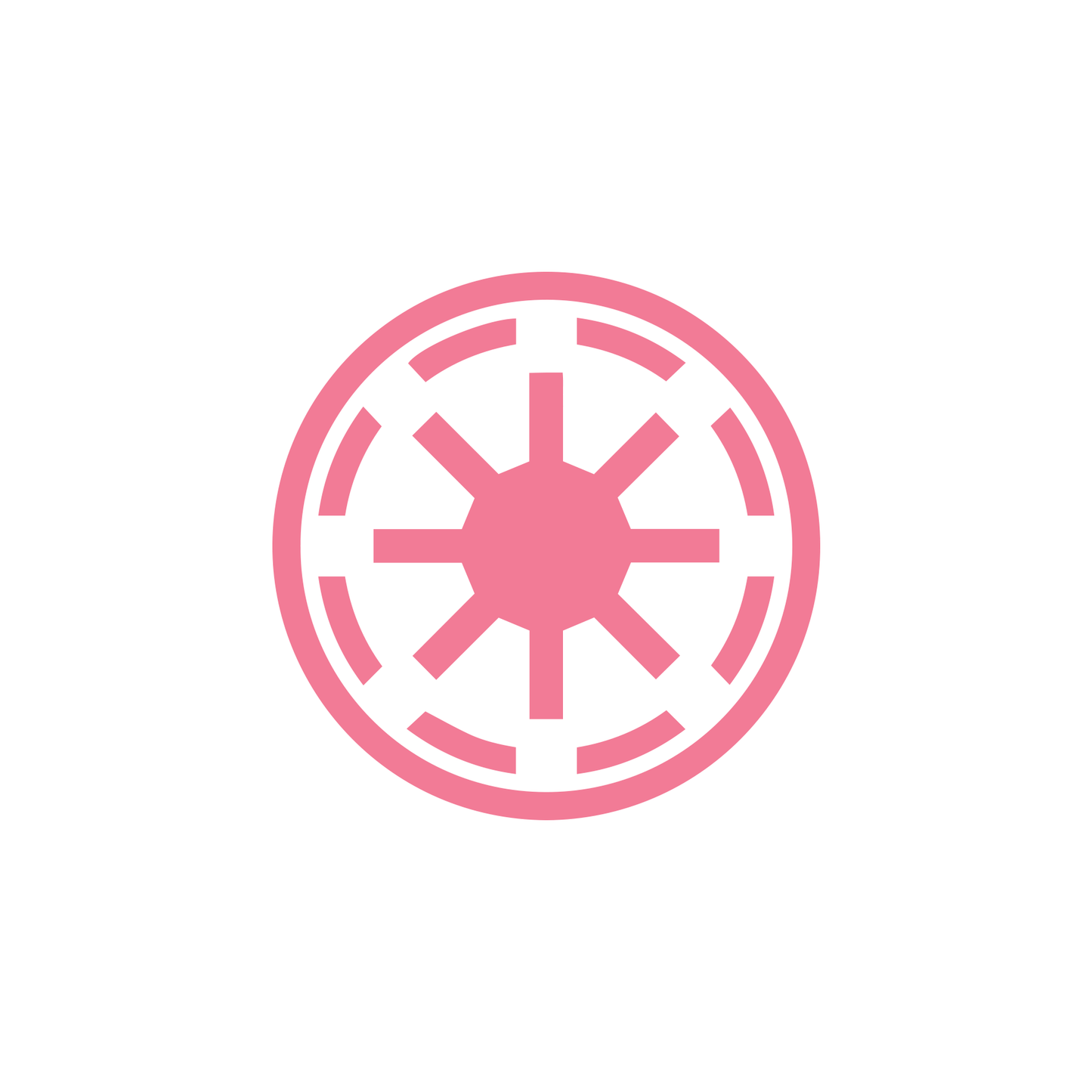 Star Wars Galactic Republic Symbol Logo