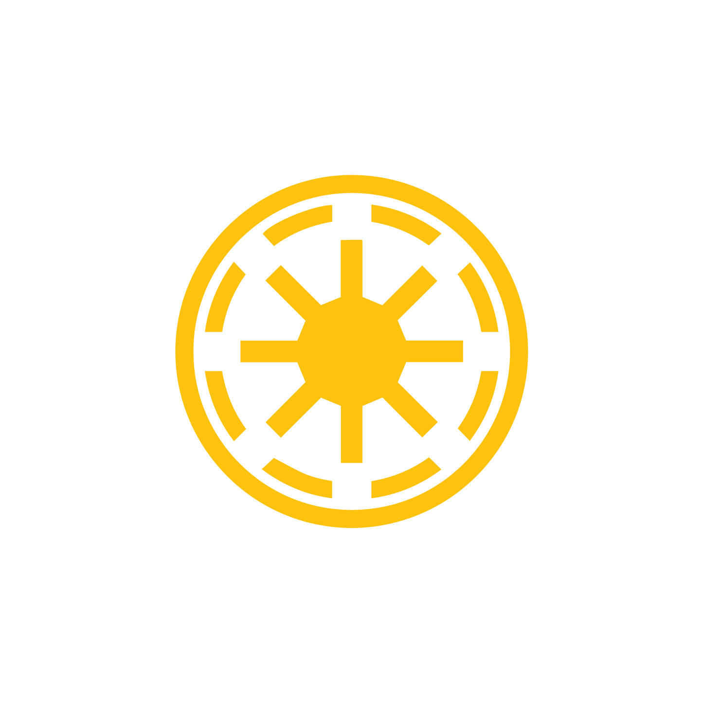 Star Wars Galactic Republic Symbol Logo