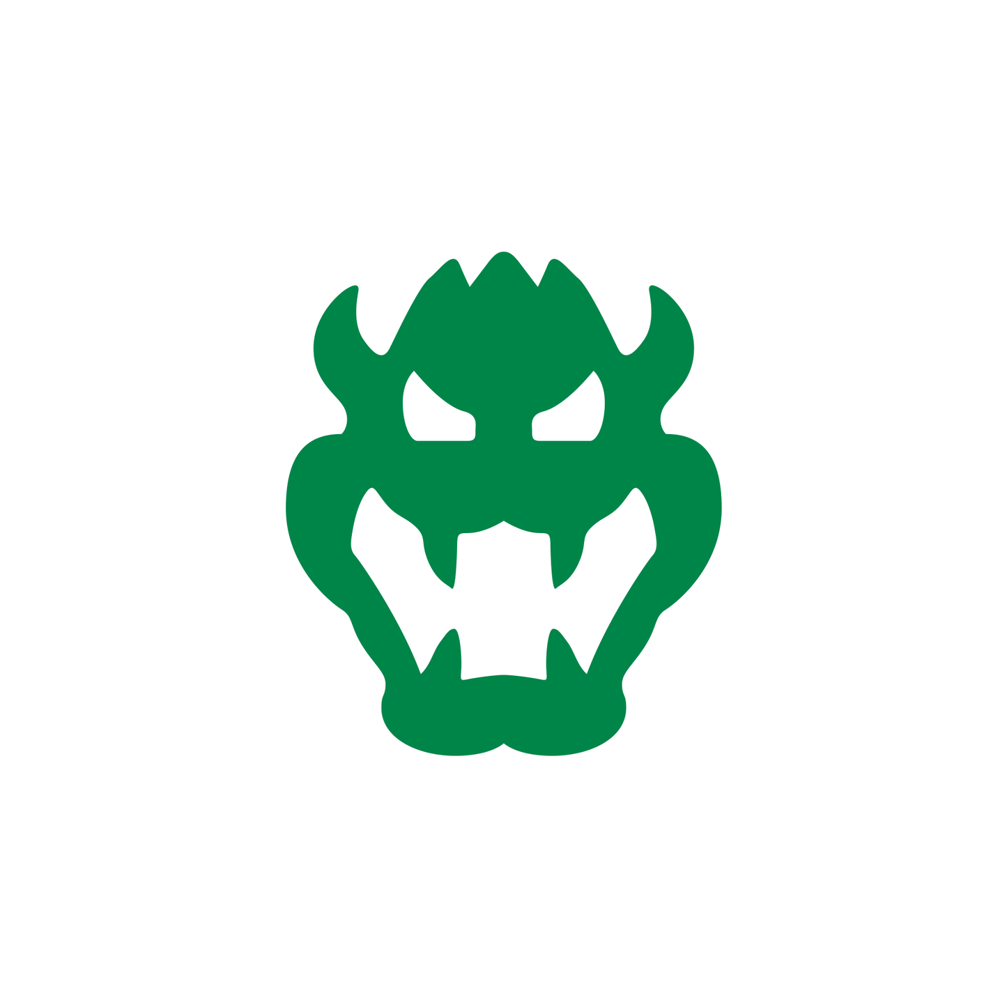 Super Mario Brothers Bowser Face