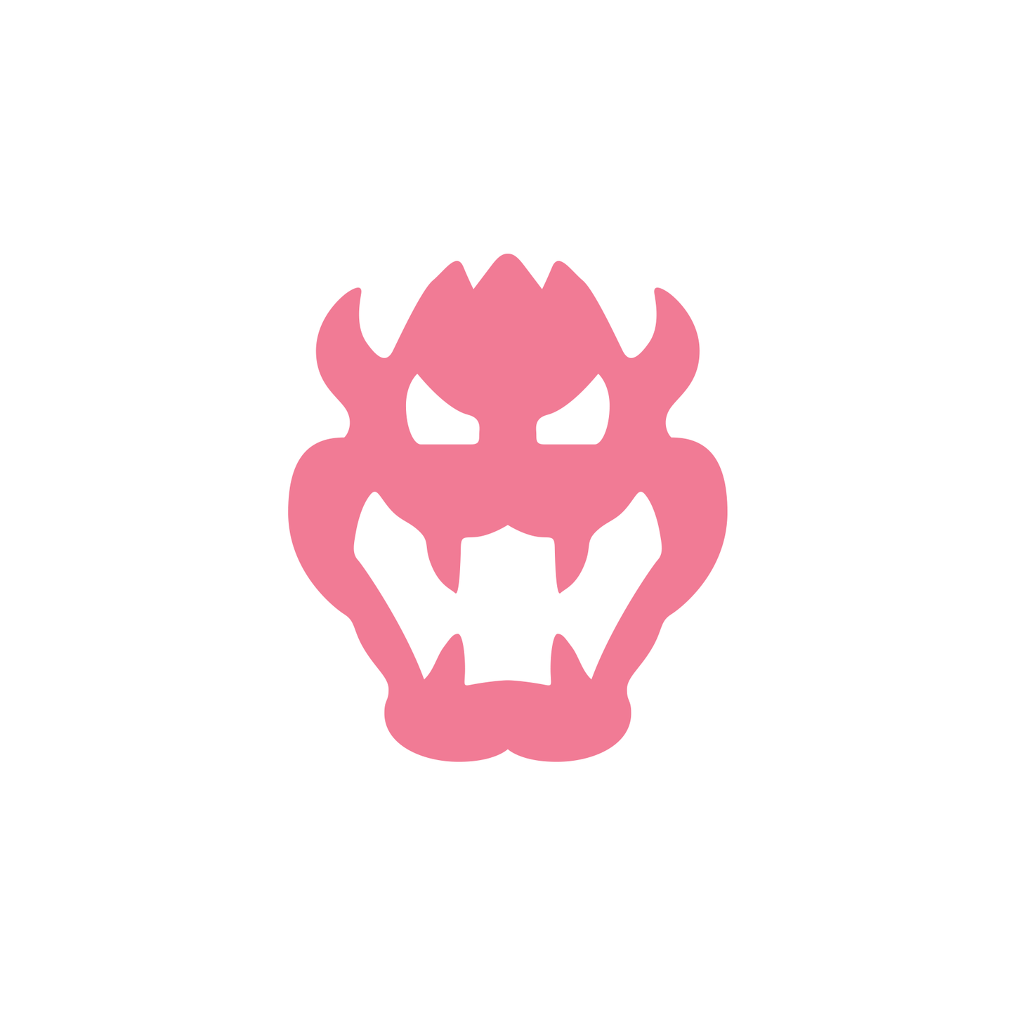 Super Mario Brothers Bowser Face