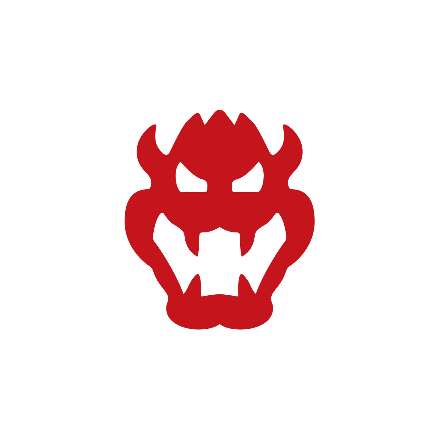 Super Mario Brothers Bowser Face