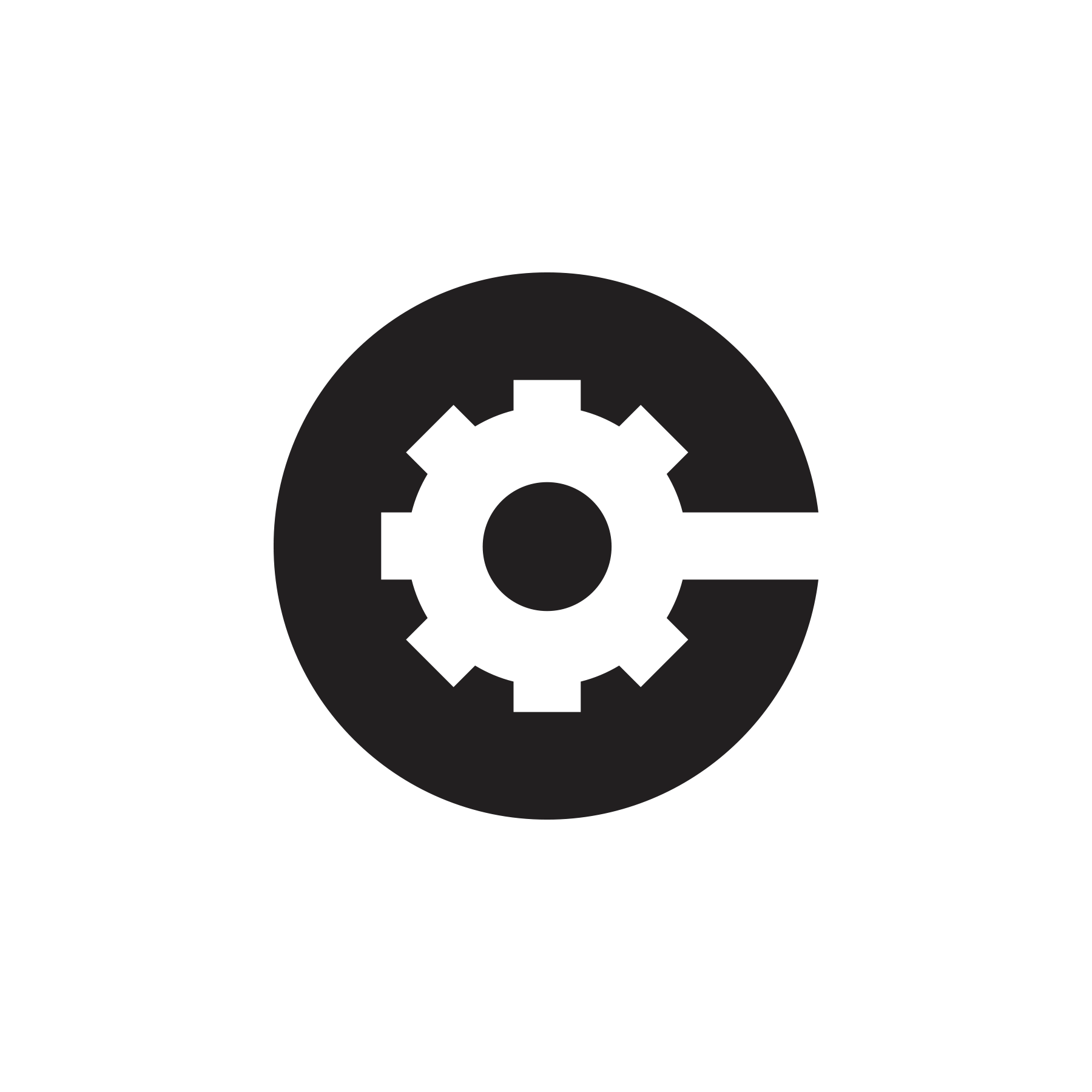 gear dc DC Comics Cyborg Gear Logo – Goodall Vinyl
