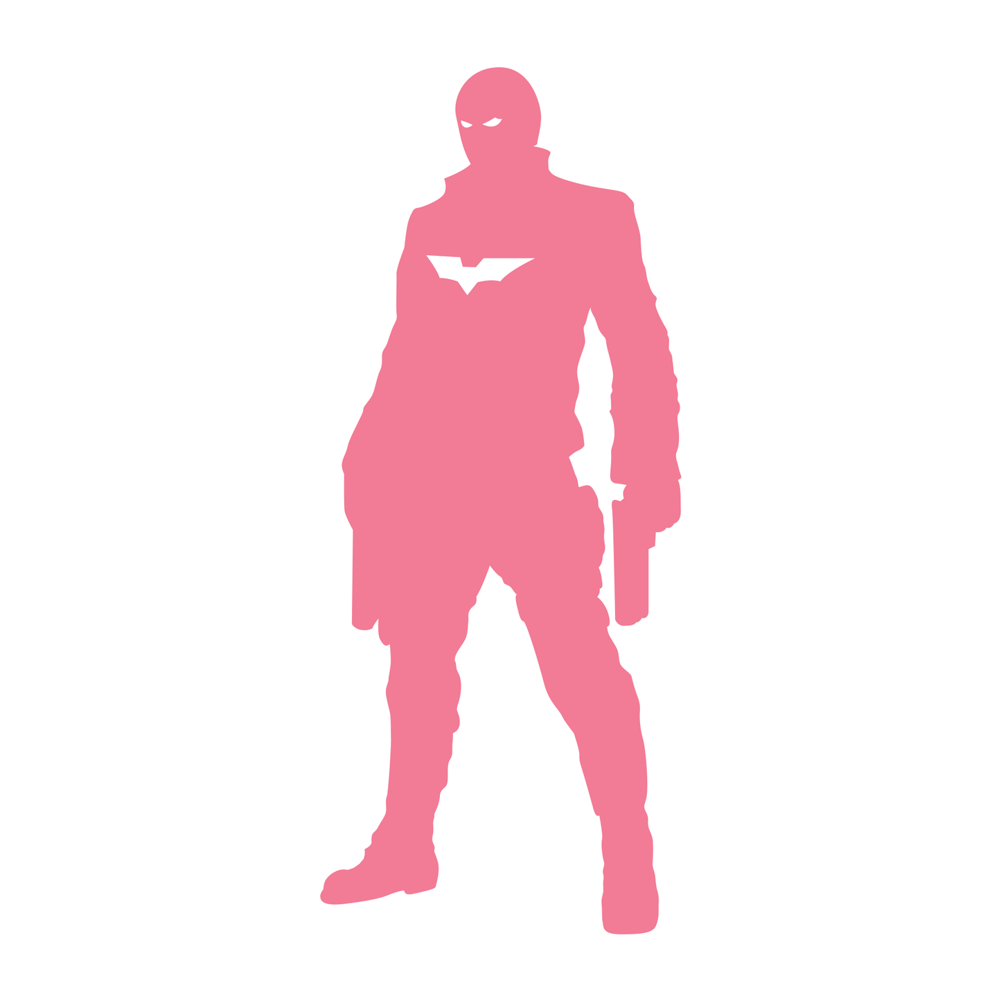 DC Comics Red Hood Silhouette