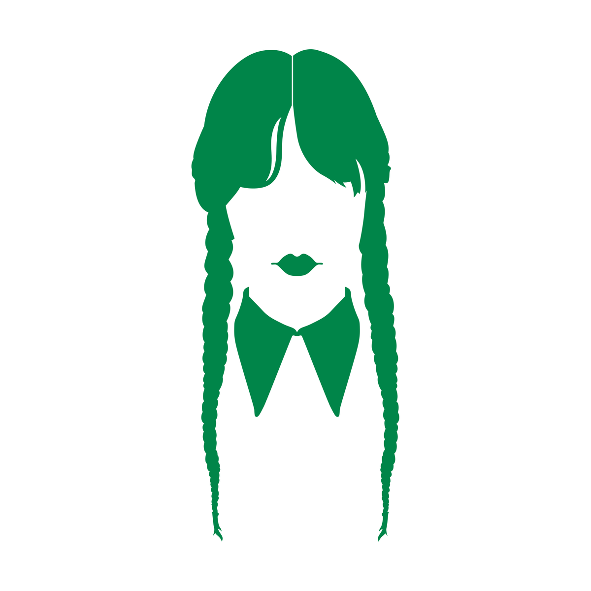 Addams Family Wednesday Jenna Ortega Silhouette