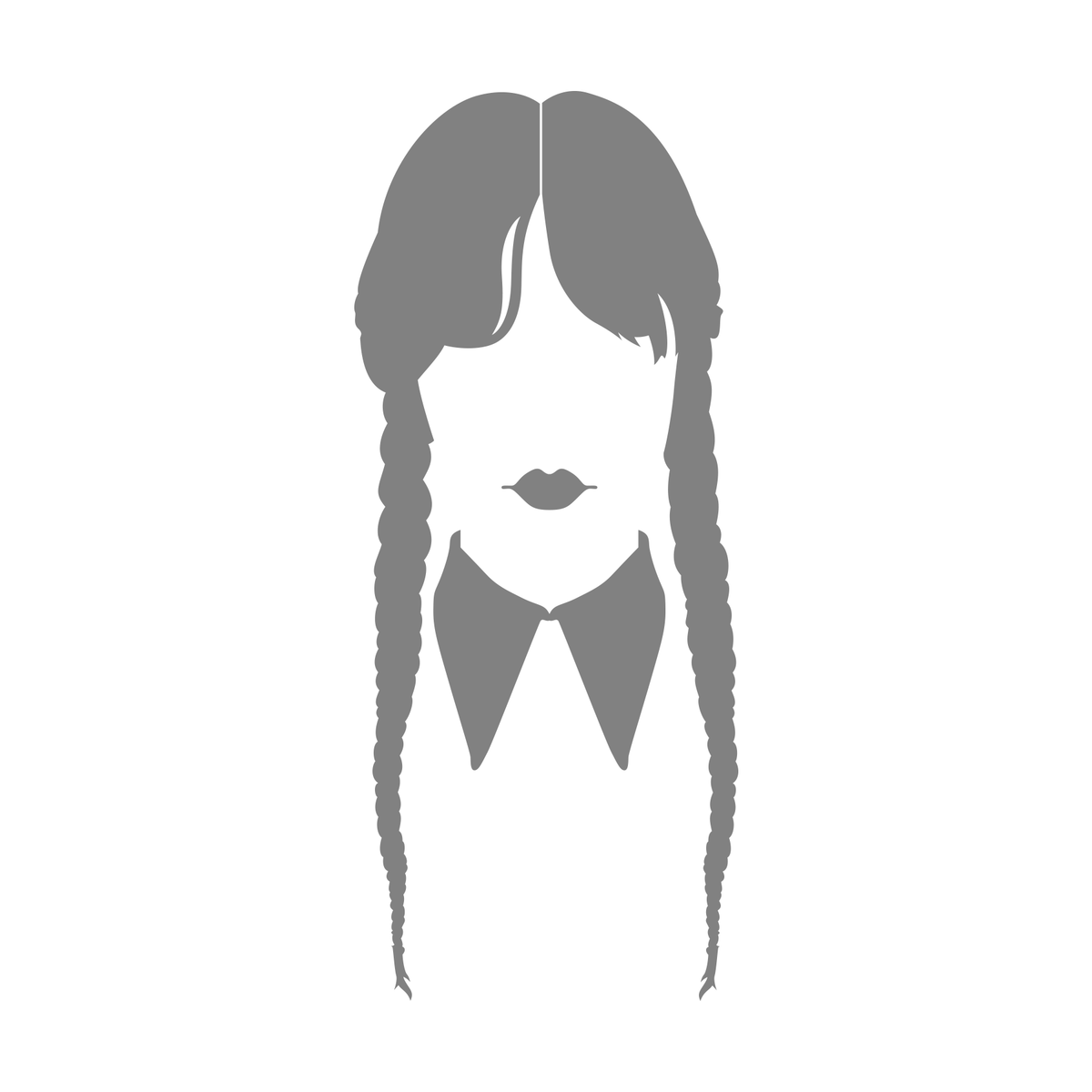 Addams Family Wednesday Jenna Ortega Silhouette