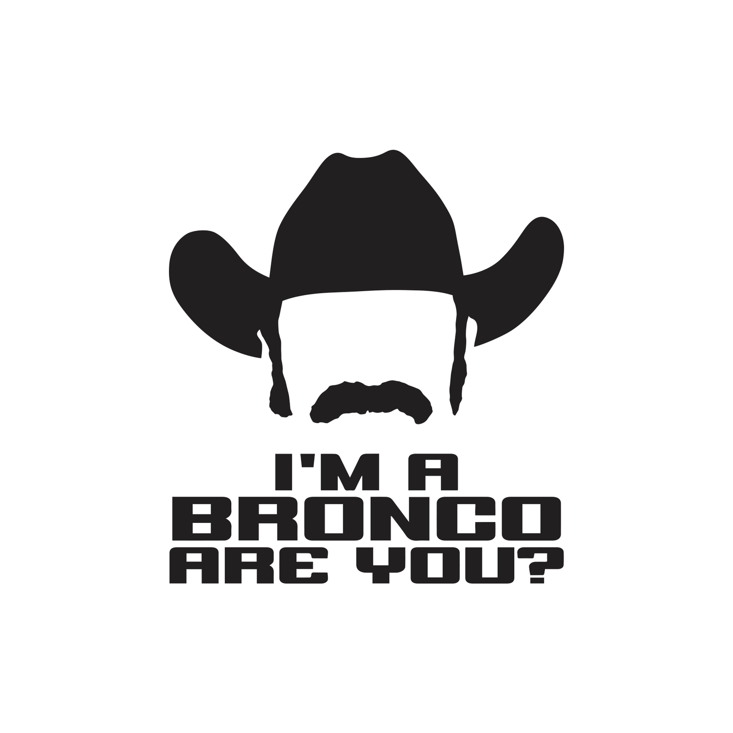 John Bronco Cowboy "I'm A Bronco Are You?"