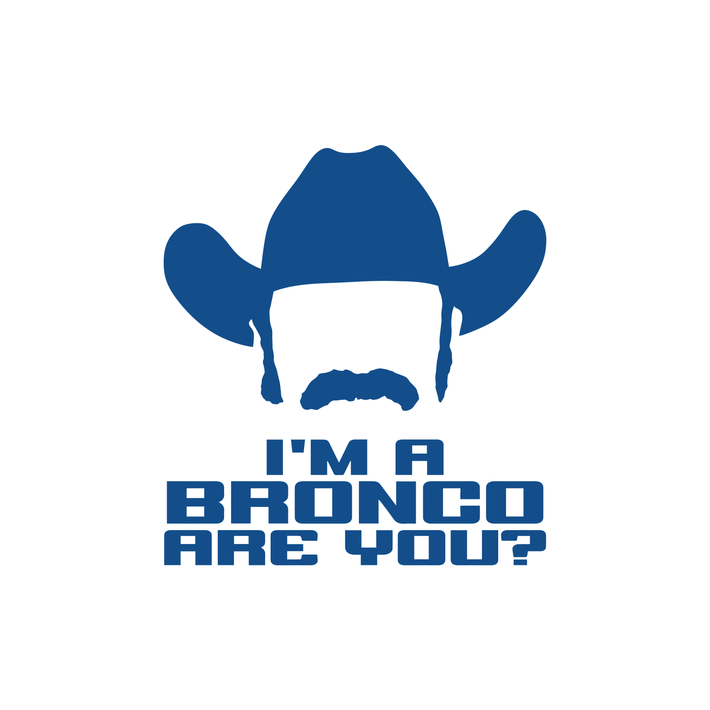John Bronco Cowboy "I'm A Bronco Are You?"