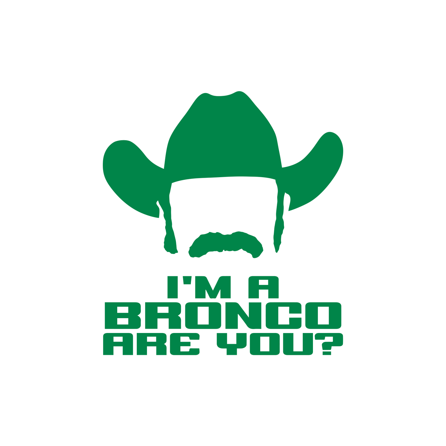 John Bronco Cowboy "I'm A Bronco Are You?"