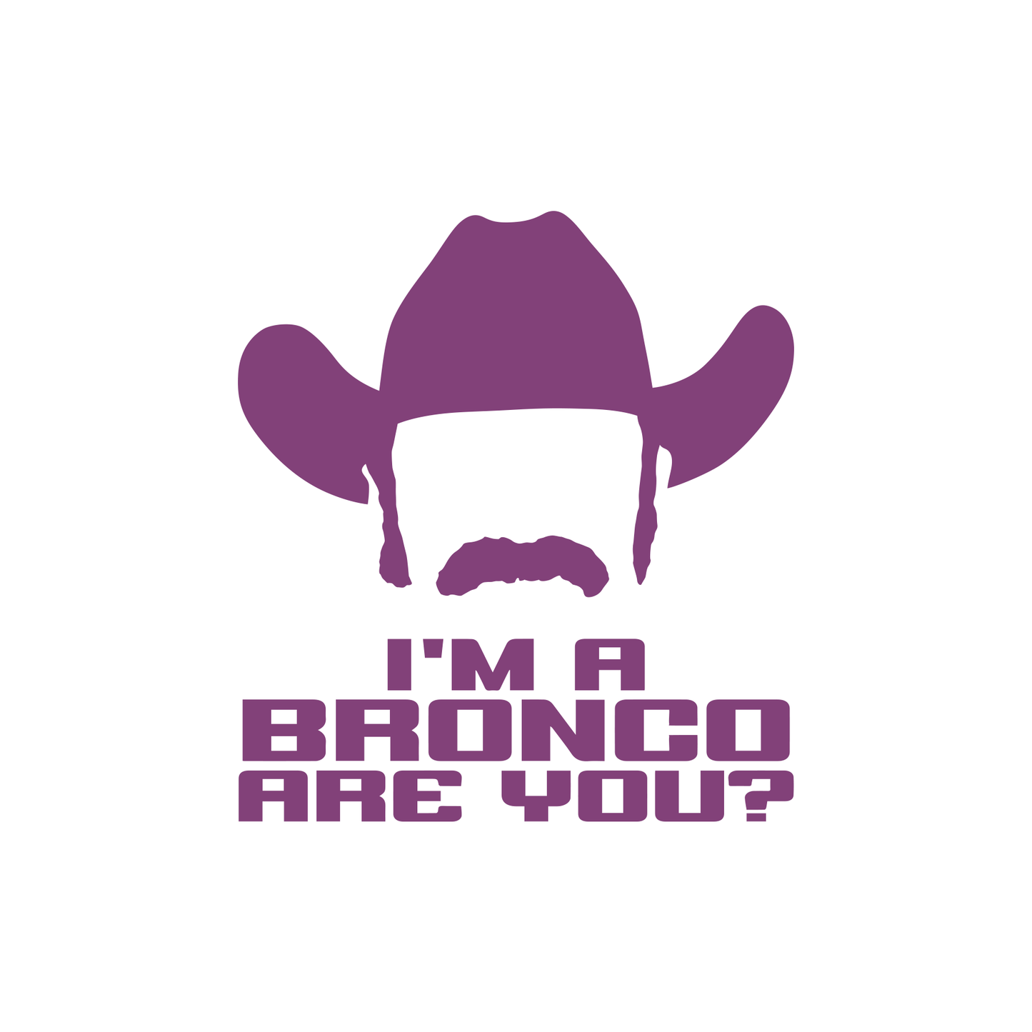 John Bronco Cowboy "I'm A Bronco Are You?"