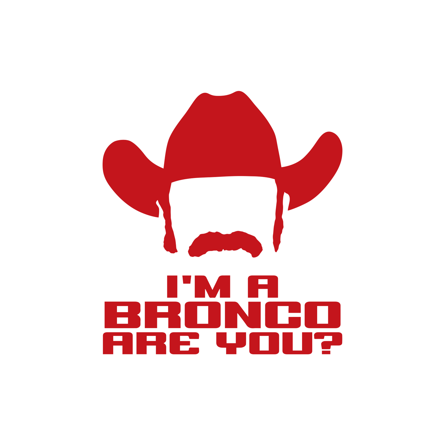 John Bronco Cowboy "I'm A Bronco Are You?"