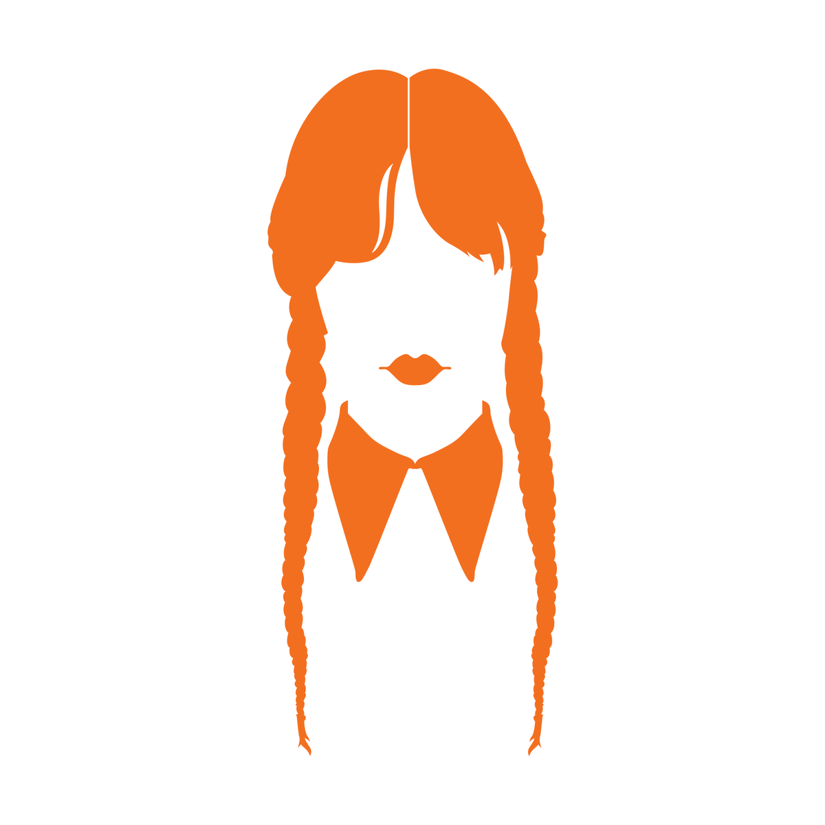 Addams Family Wednesday Jenna Ortega Silhouette
