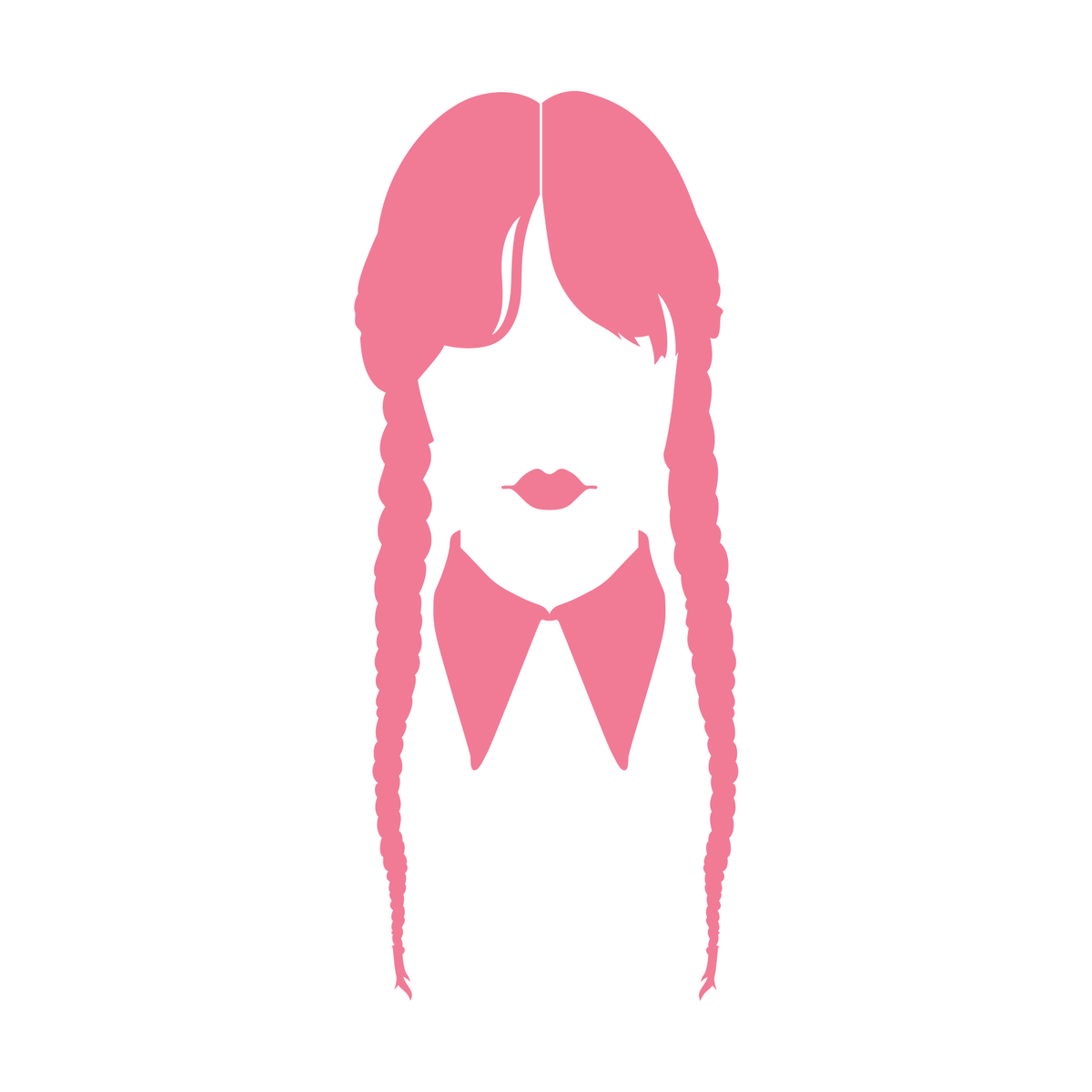 Addams Family Wednesday Jenna Ortega Silhouette