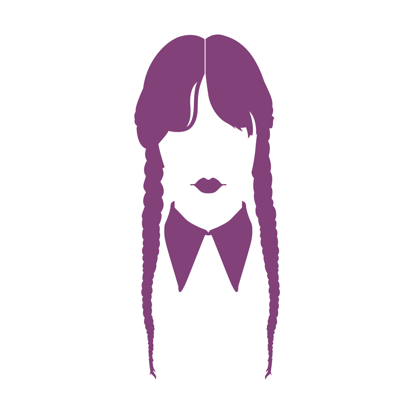 Addams Family Wednesday Jenna Ortega Silhouette