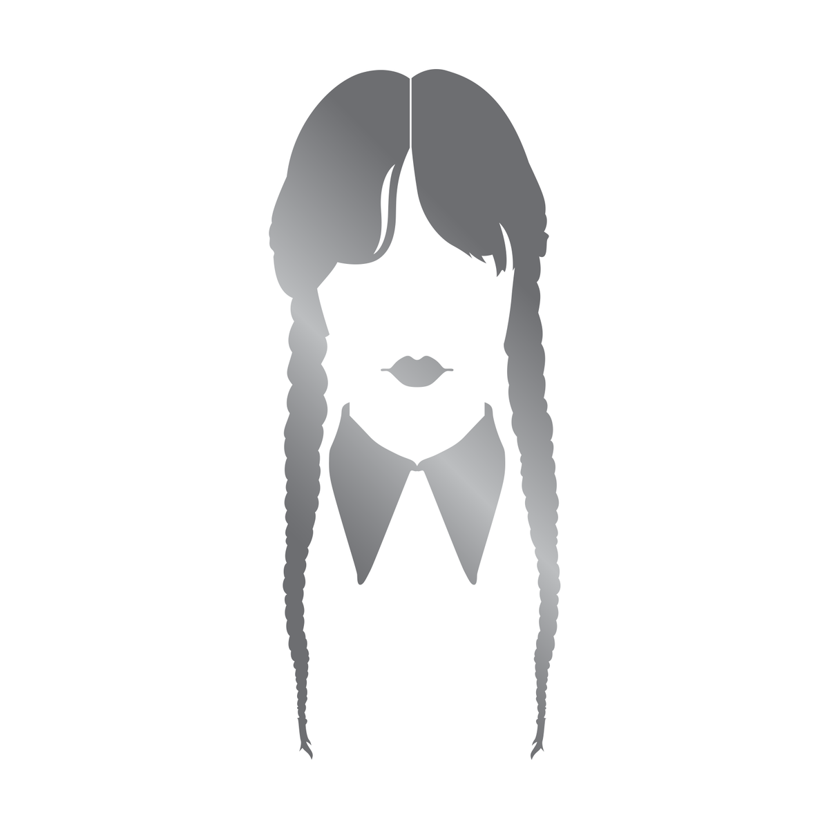 Addams Family Wednesday Jenna Ortega Silhouette
