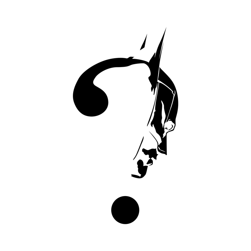 DC Comics Riddler Question Mark Batman Face – Goodall Vinyl