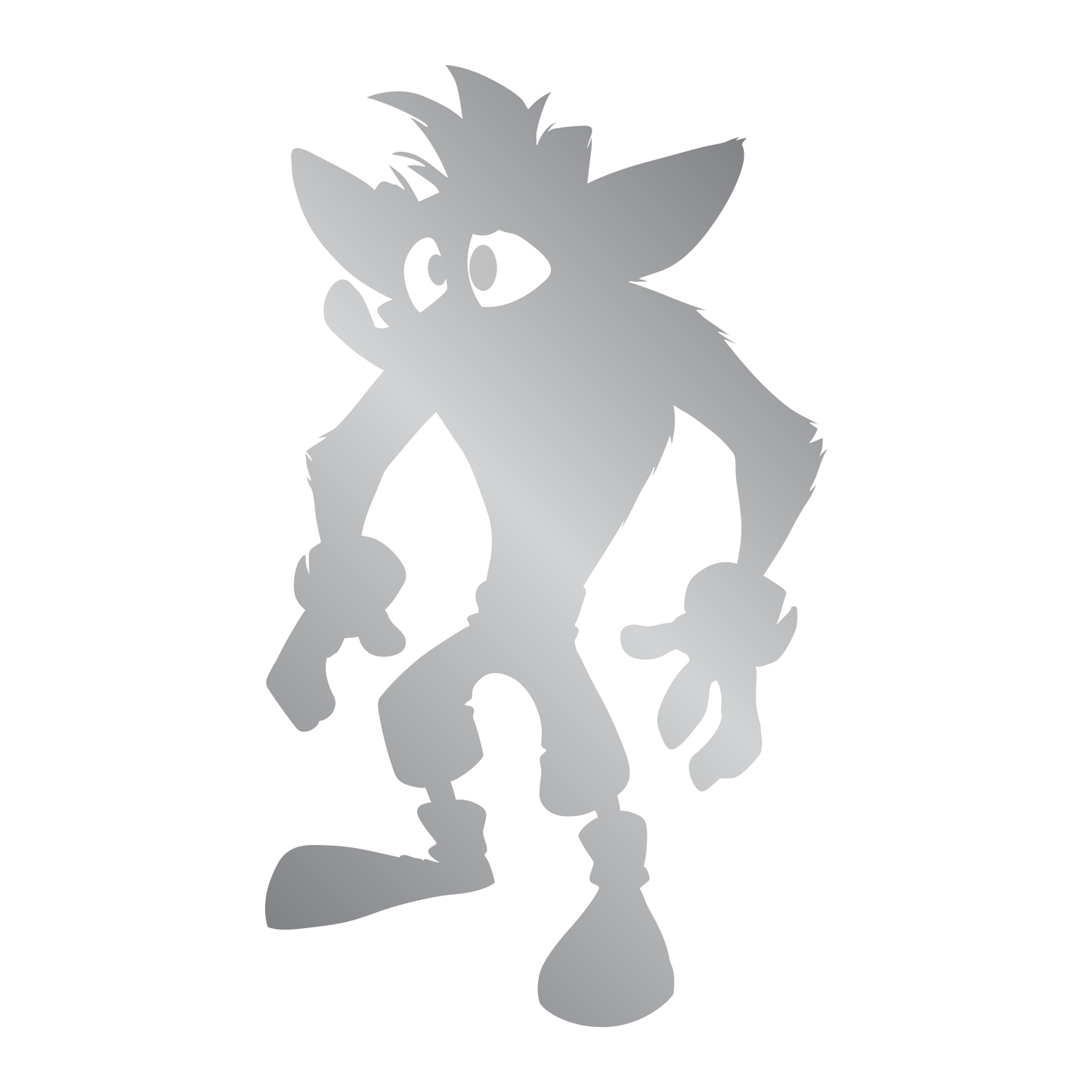 Crash Bandicoot Silhouette