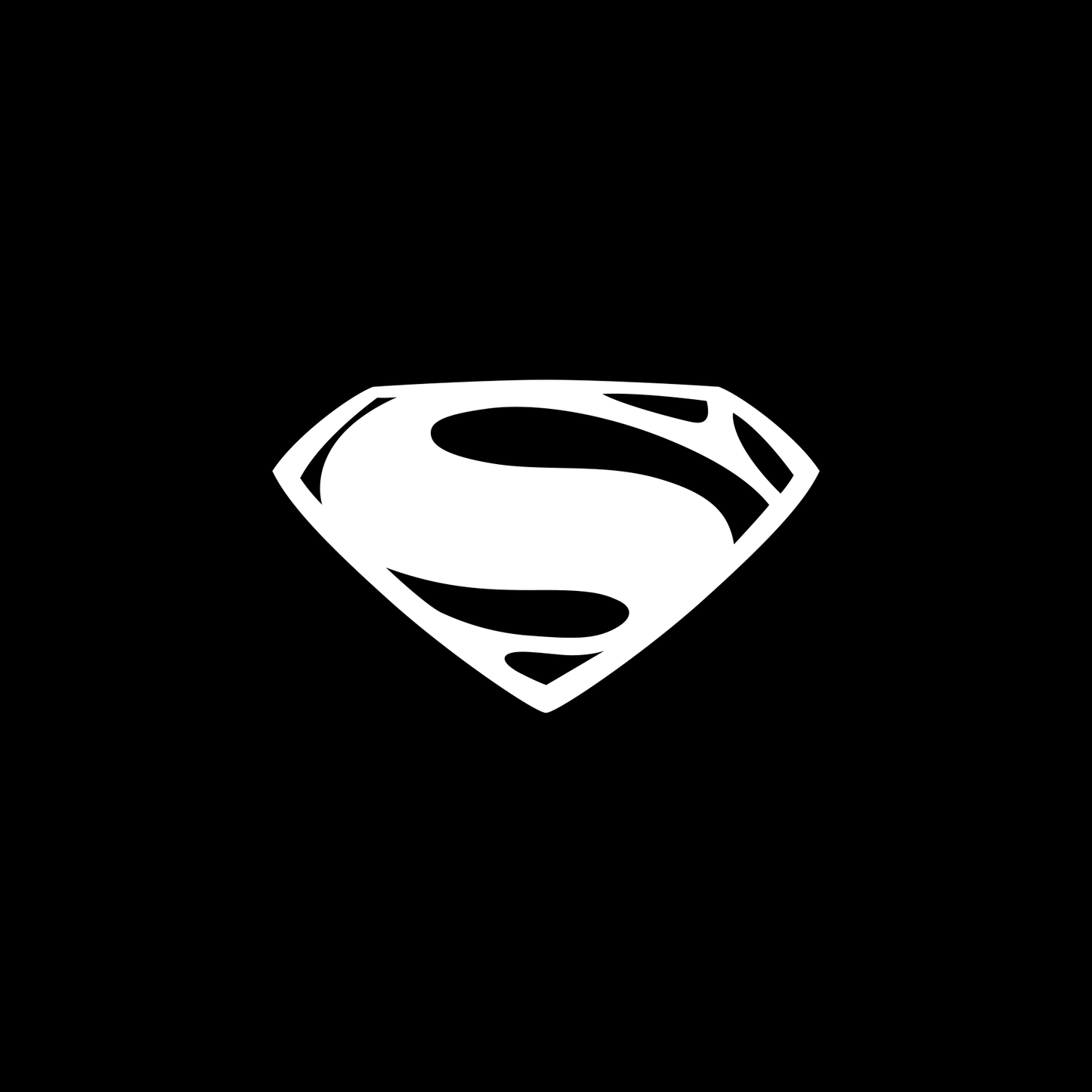 DC Comics Superman Man of Steel Logo ONE COLOR