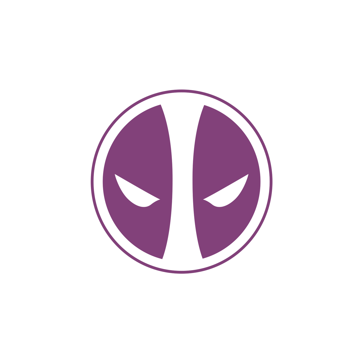 Marvel Comics Deadpool Deluxe Logo ONE COLOR