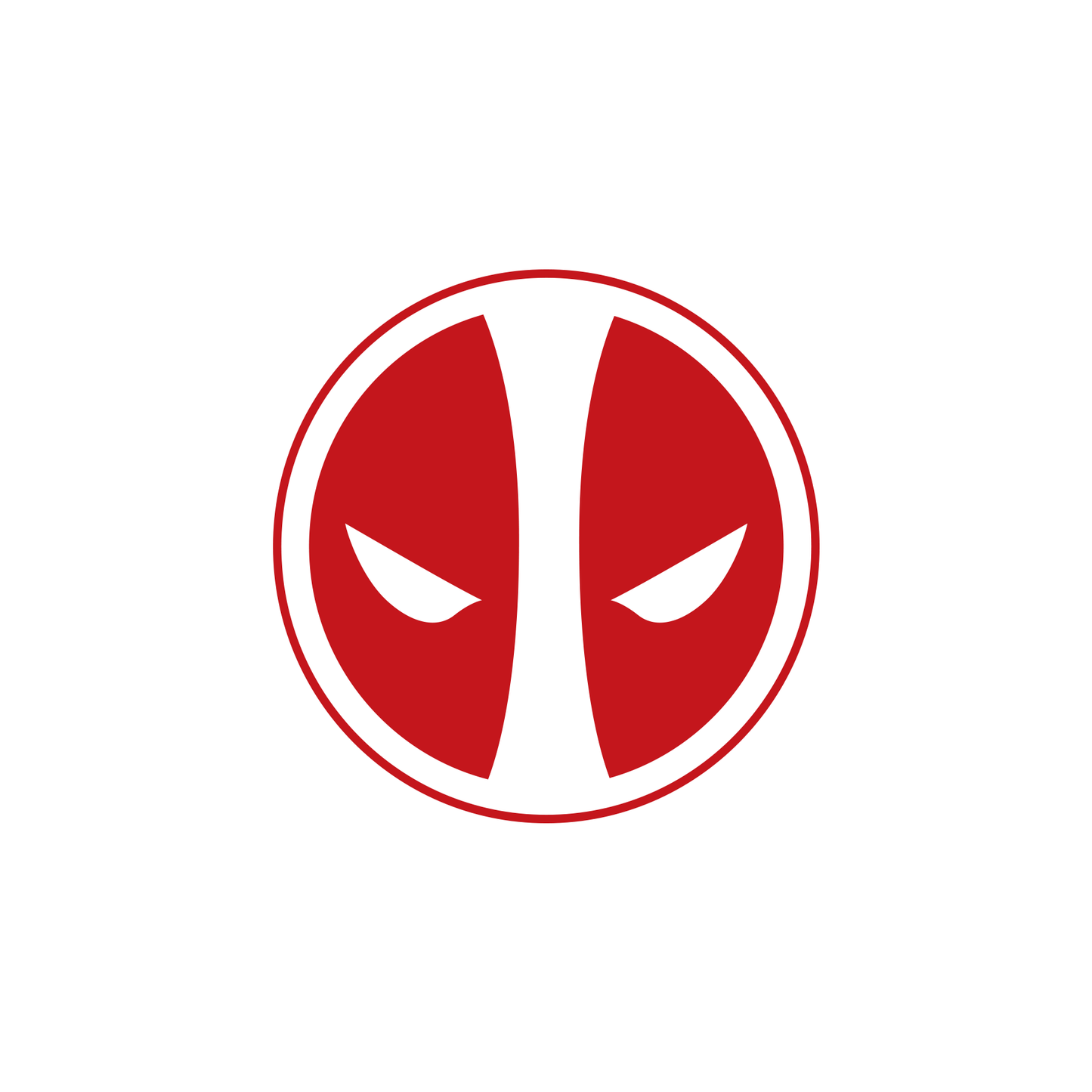 Marvel Comics Deadpool Deluxe Logo ONE COLOR