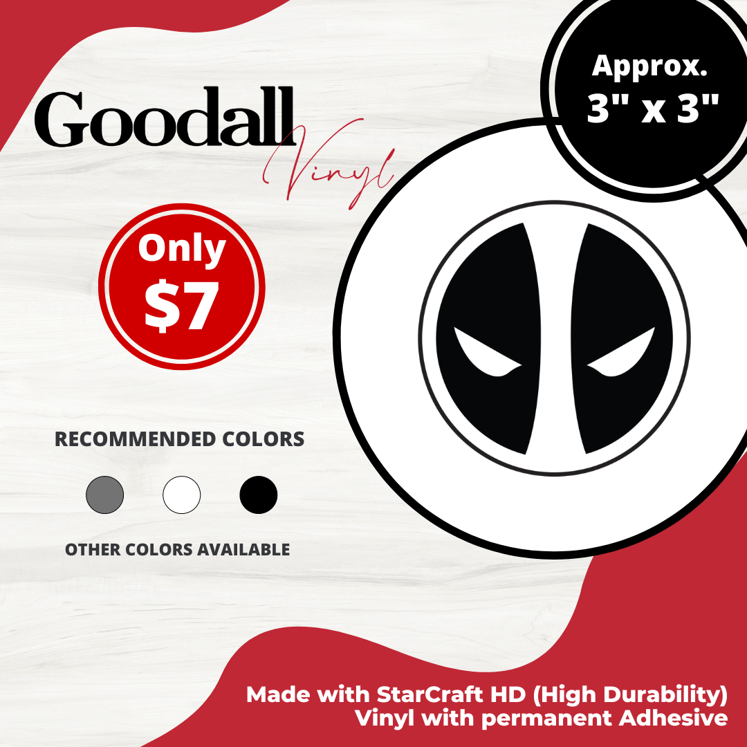 Marvel Comics Deadpool Deluxe Logo ONE COLOR