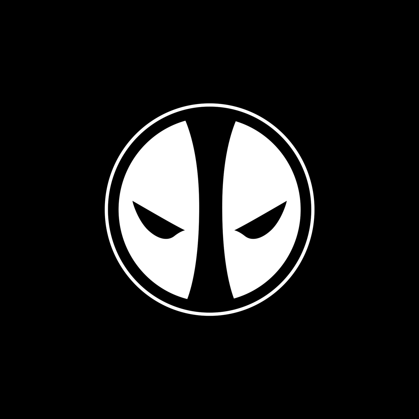 Marvel Comics Deadpool Deluxe Logo ONE COLOR