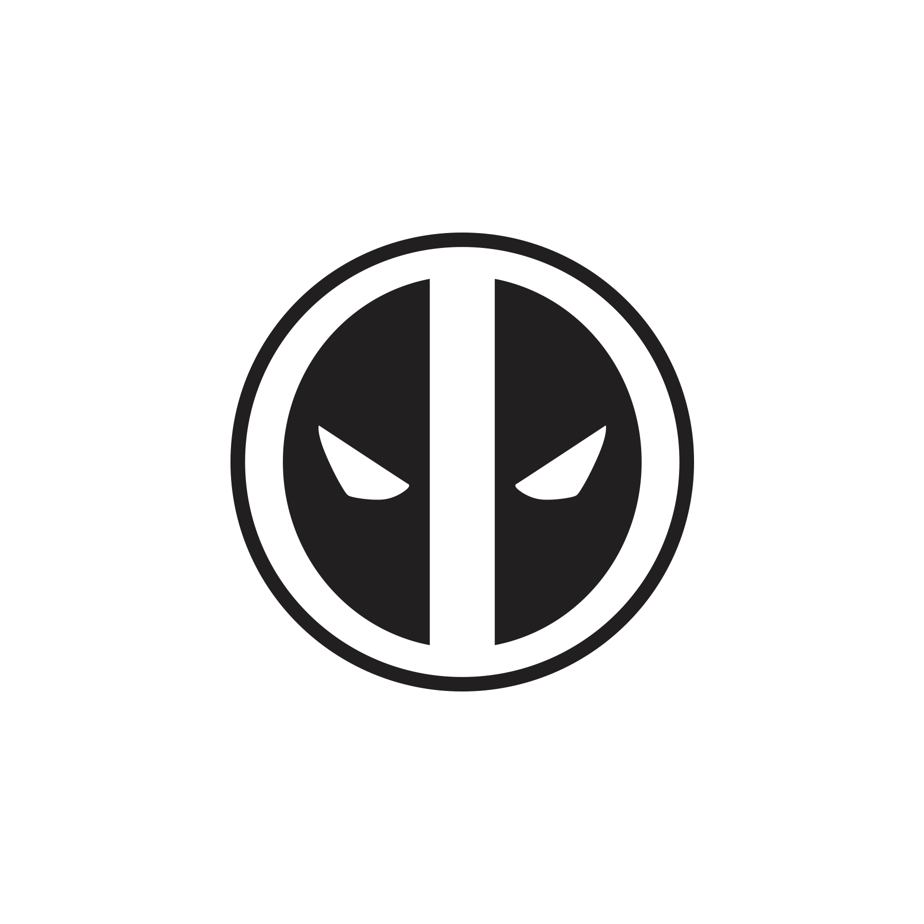Marvel Comics Movie Deadpool Logo Metal Pendant Keychain – REINDEER GIFTS