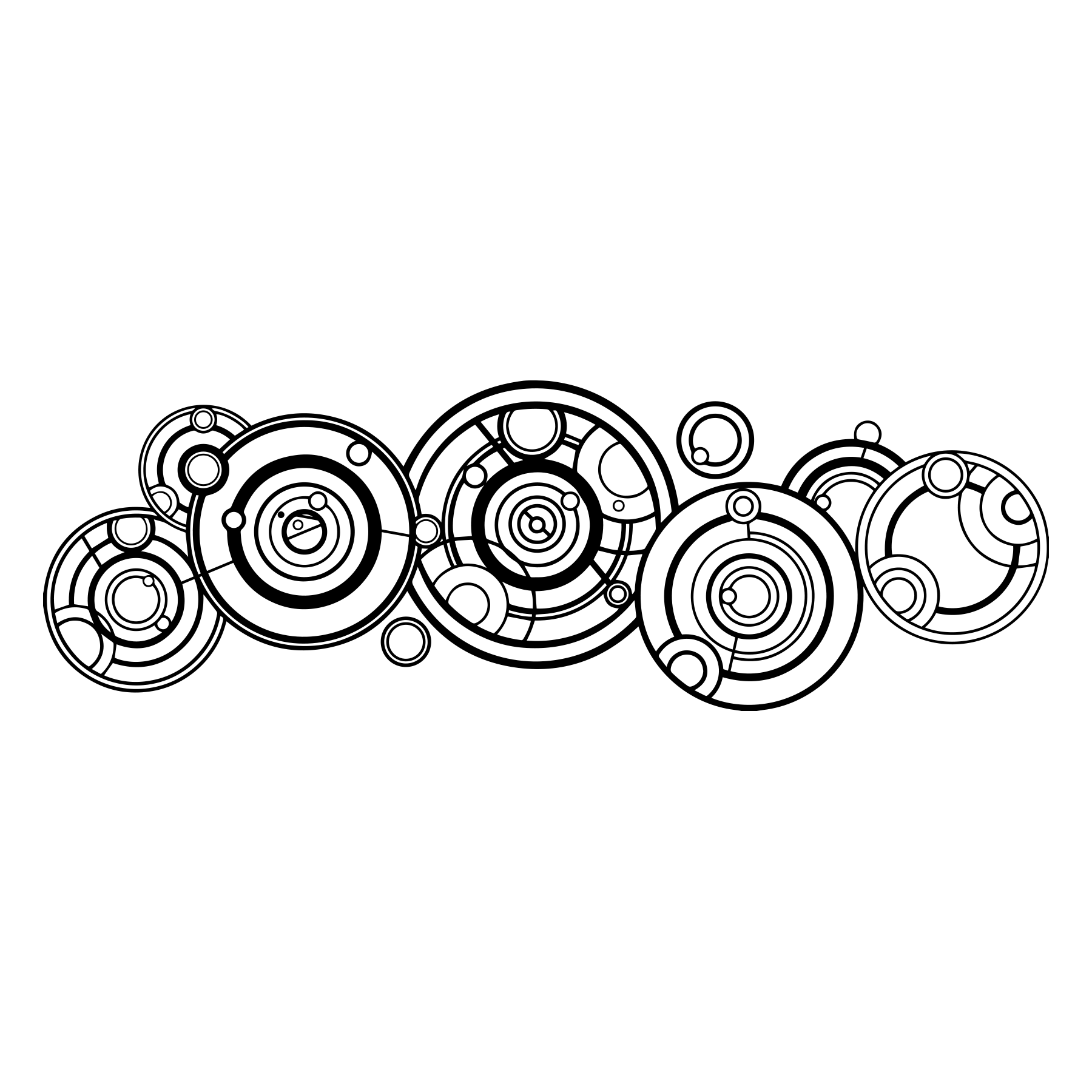 Dr Who Gallifreyan Symbol – Goodall Vinyl