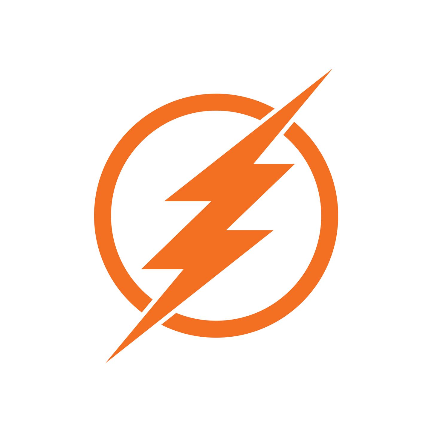DC Comics The Flash Logo ONE COLOR