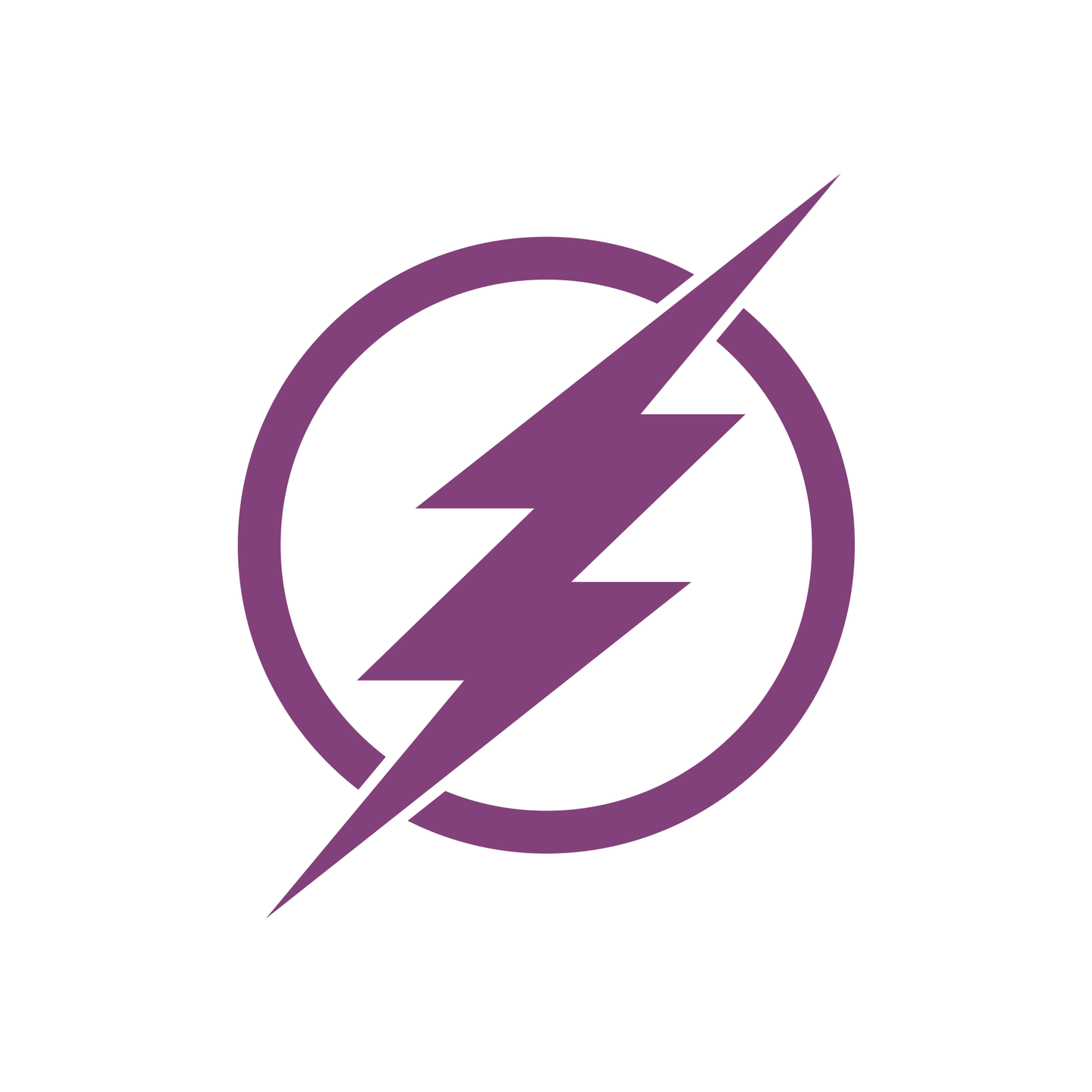 DC Comics The Flash Logo ONE COLOR