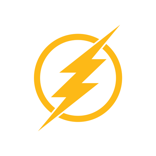 DC Comics The Flash Logo ONE COLOR